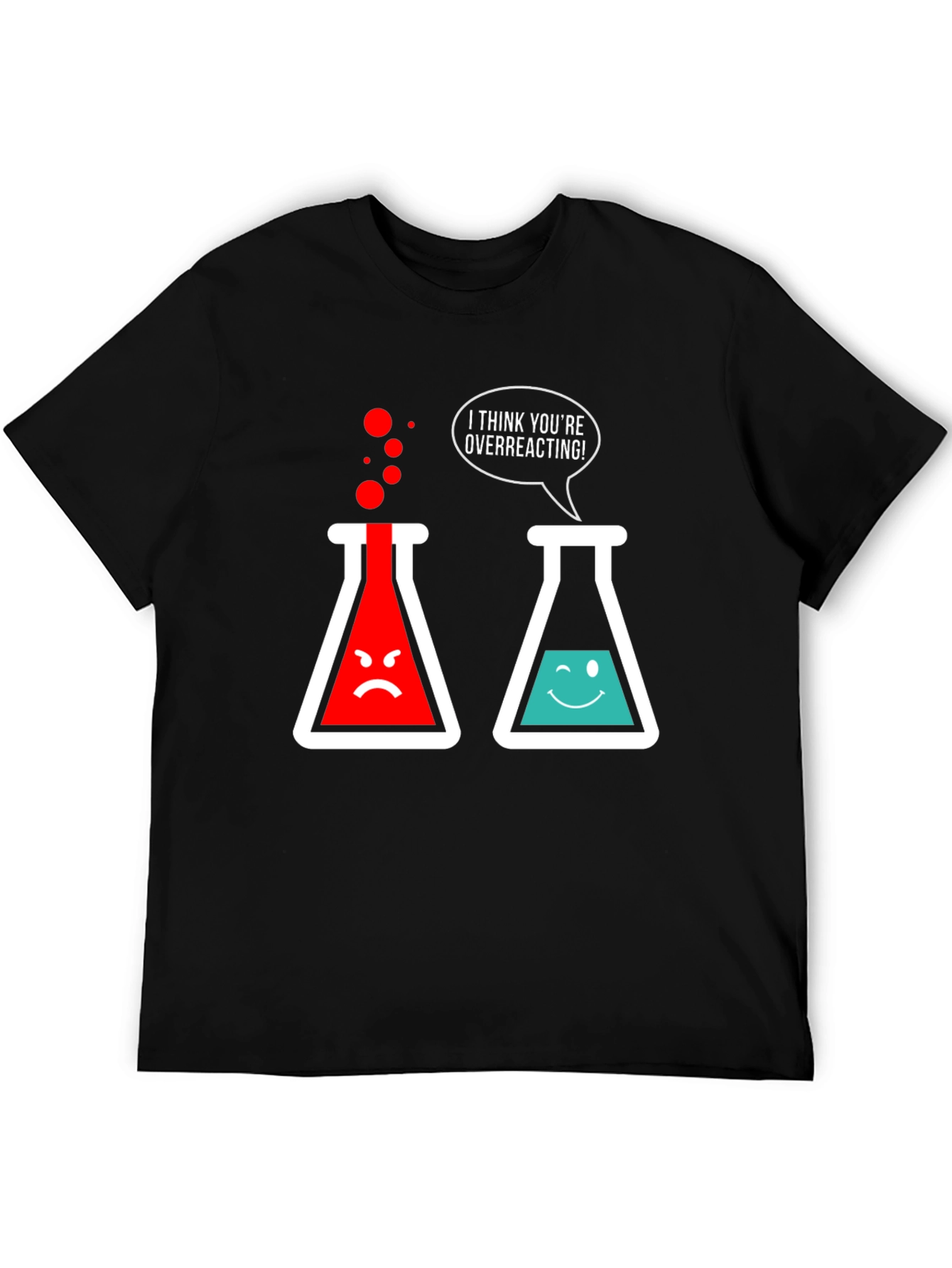 Overreacting Chemistry T-Shirt - Funny Science Tee
