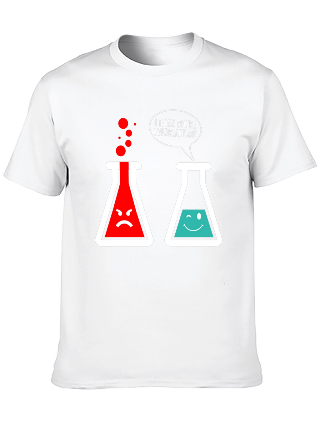 Overreacting Chemistry T-Shirt - Funny Science Tee