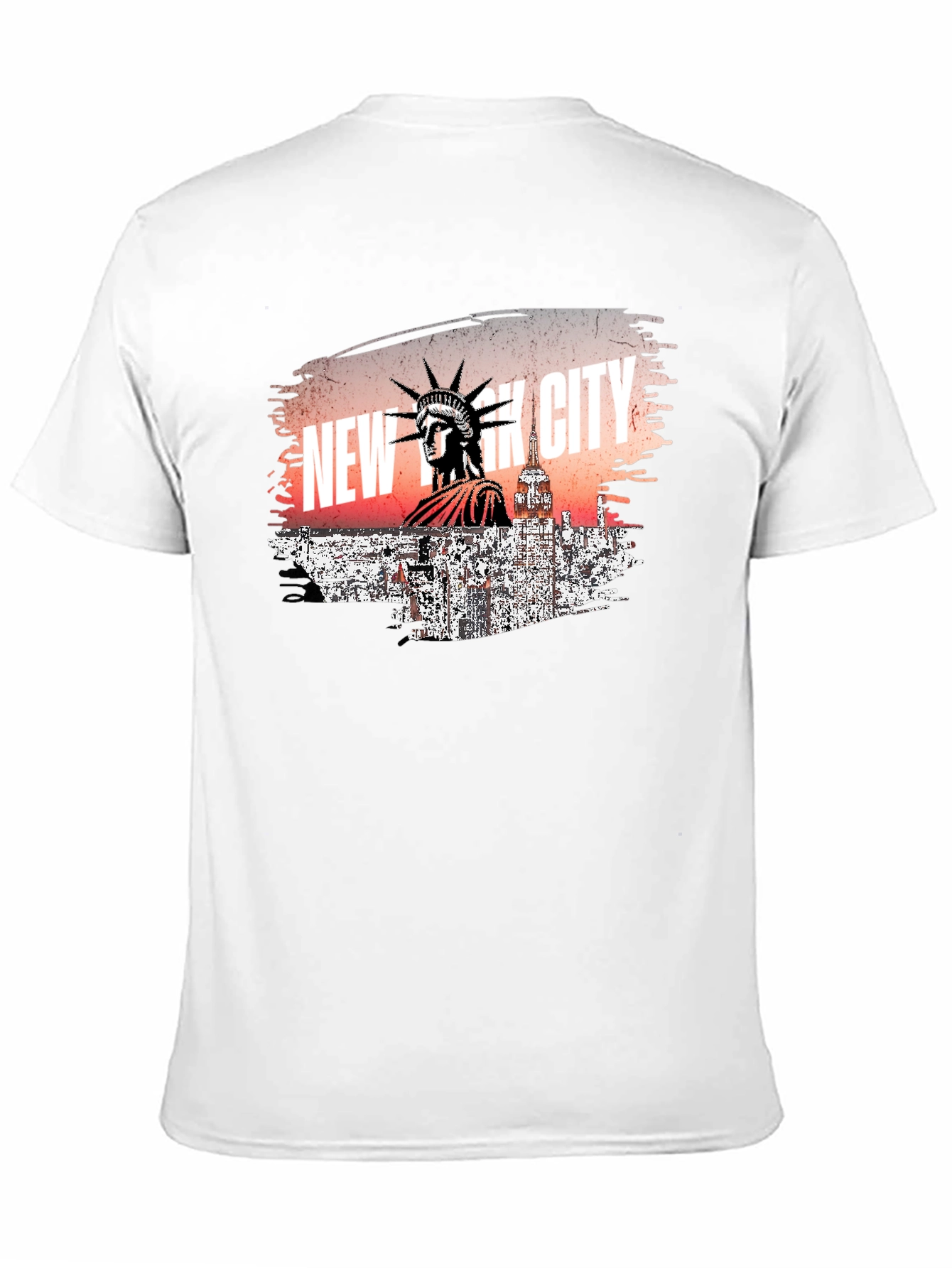 New York City Statue of Liberty Graphic T-Shirt