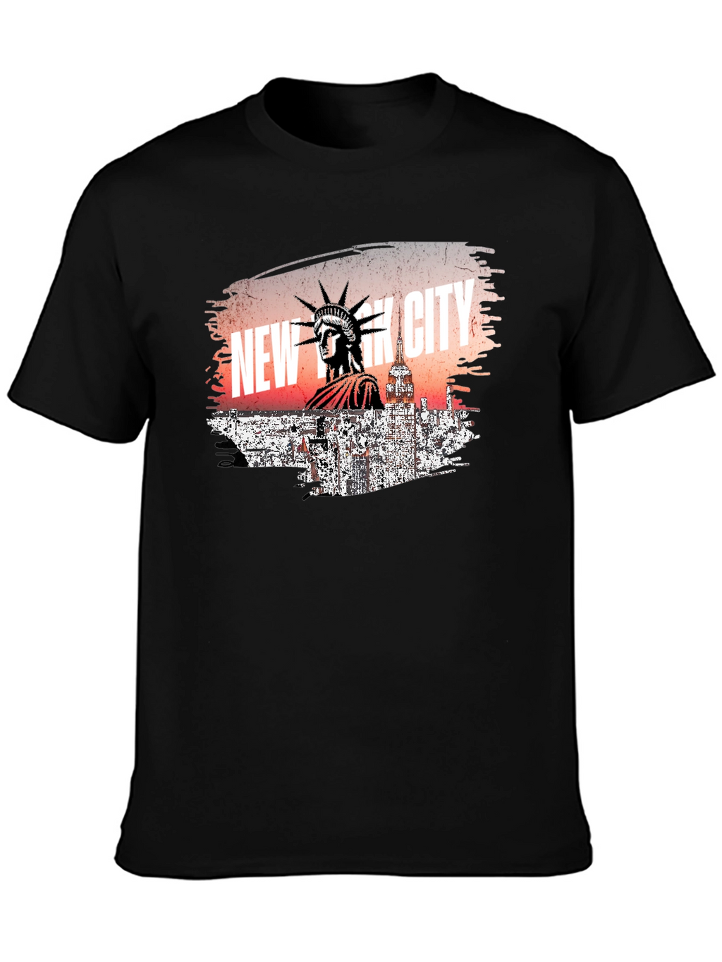 New York City Statue of Liberty Graphic T-Shirt