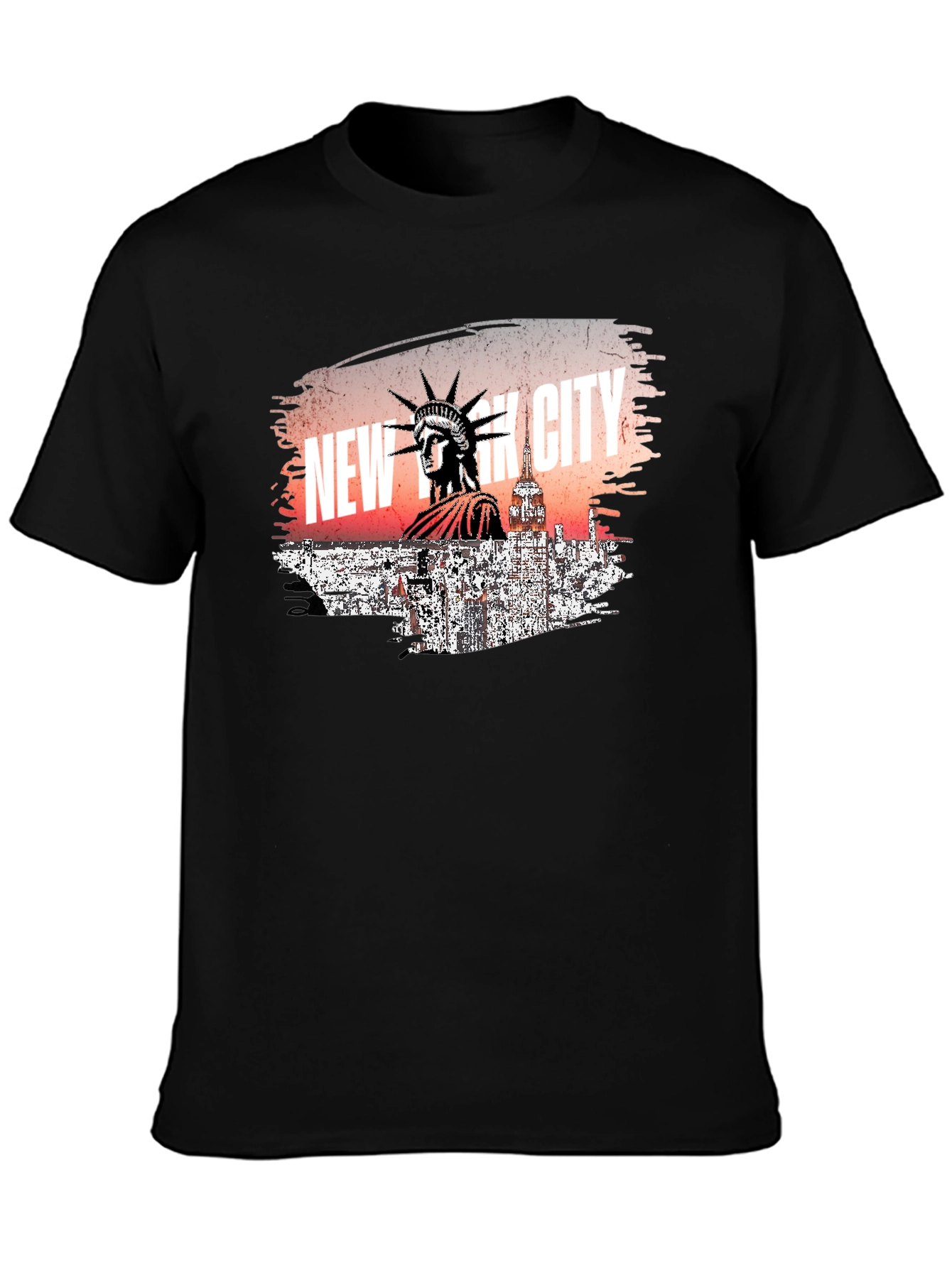 New York City Statue of Liberty Graphic T-Shirt
