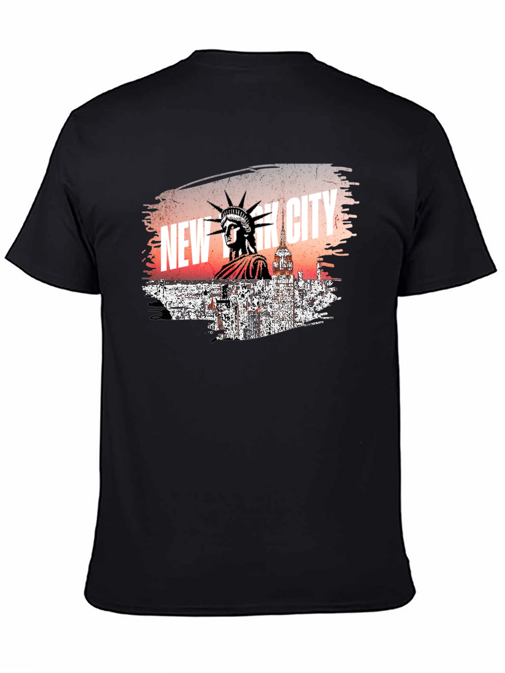 New York City Statue of Liberty Graphic T-Shirt