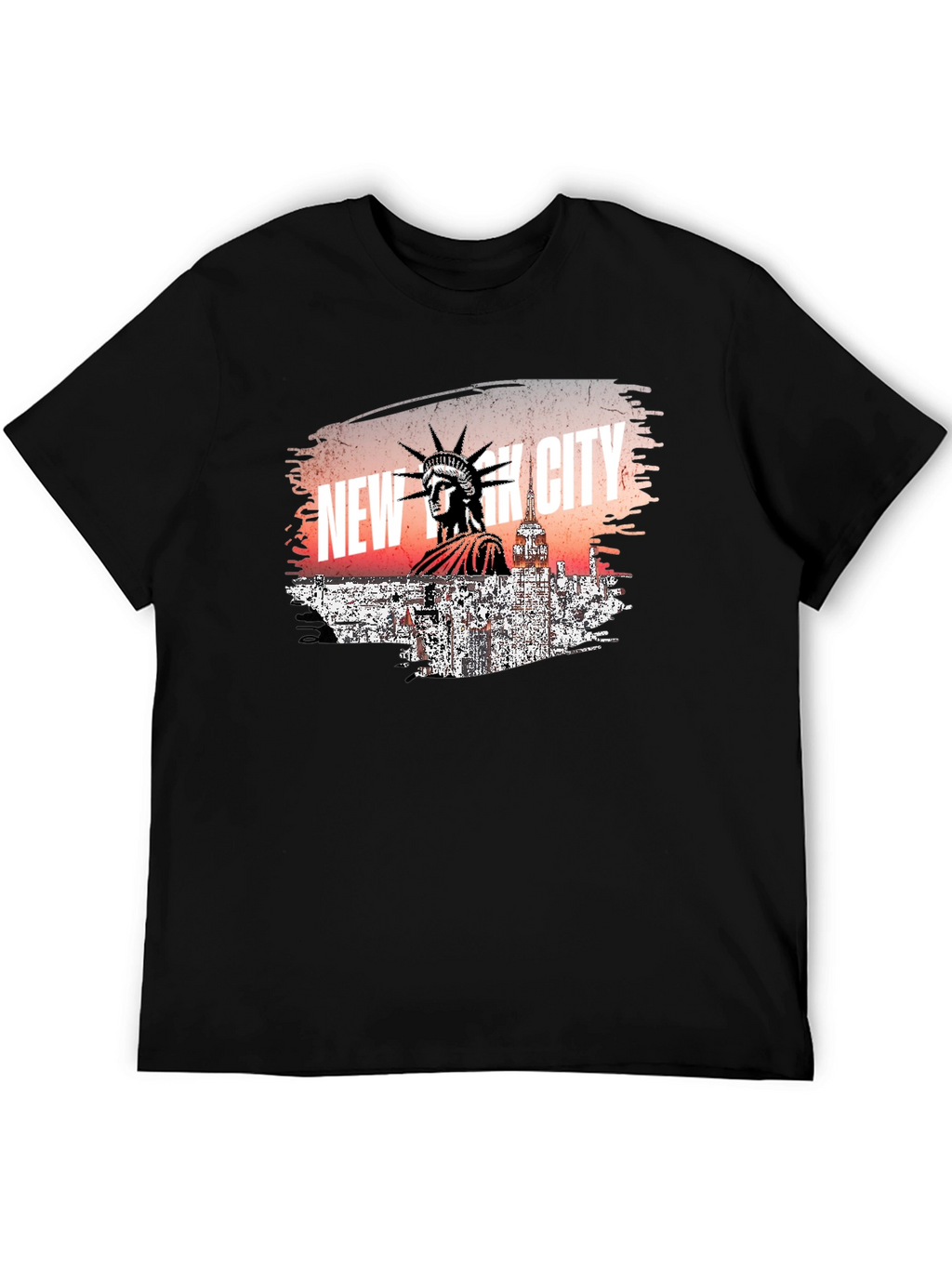 New York City Statue of Liberty Graphic T-Shirt