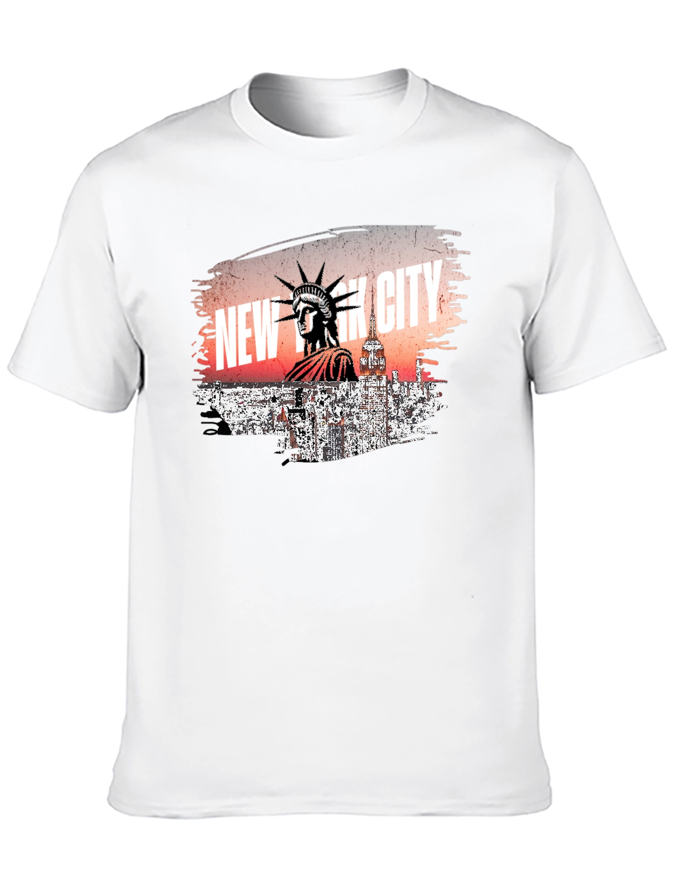 New York City Statue of Liberty Graphic T-Shirt