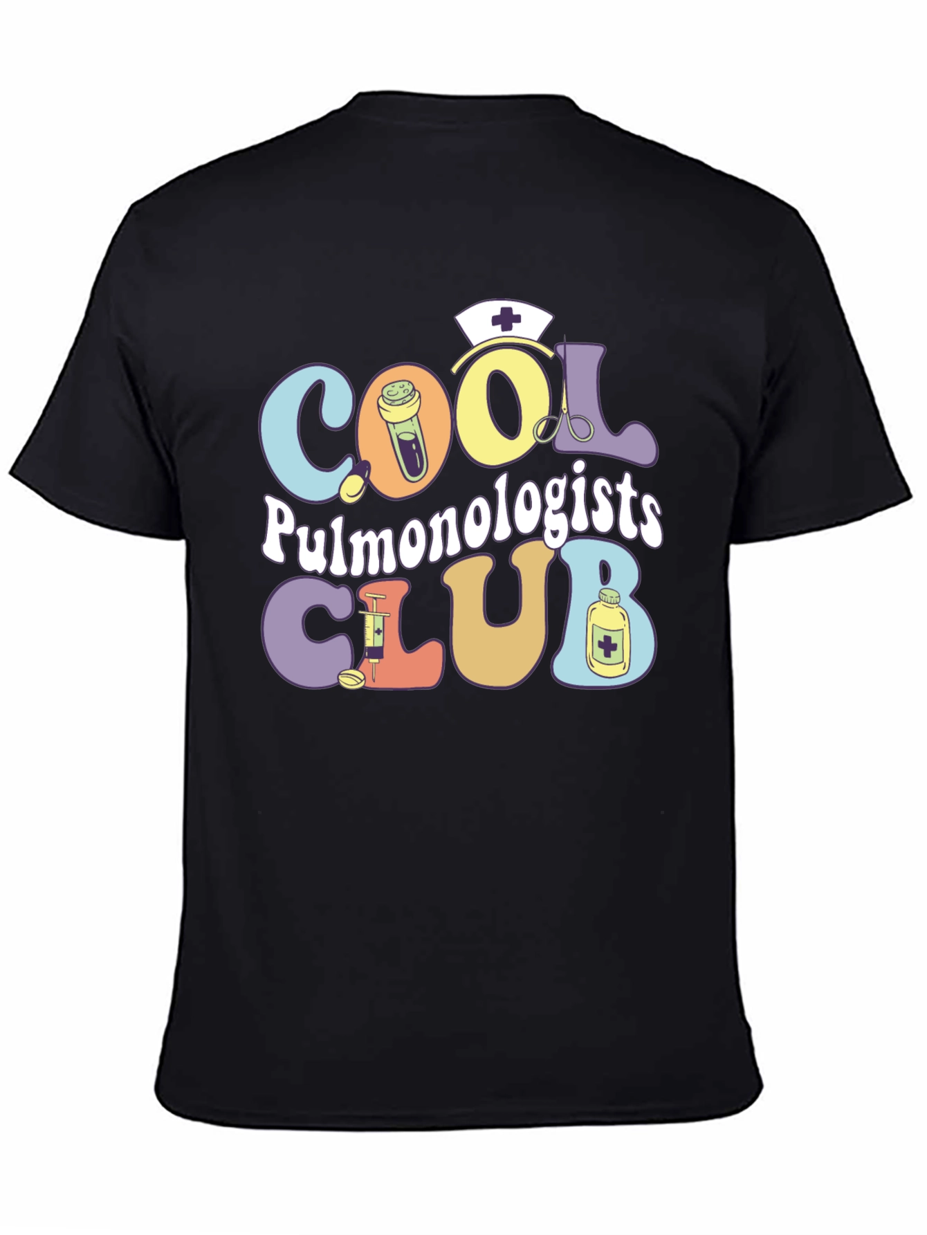 Cool Pulmonologists Club Graphic T-Shirt