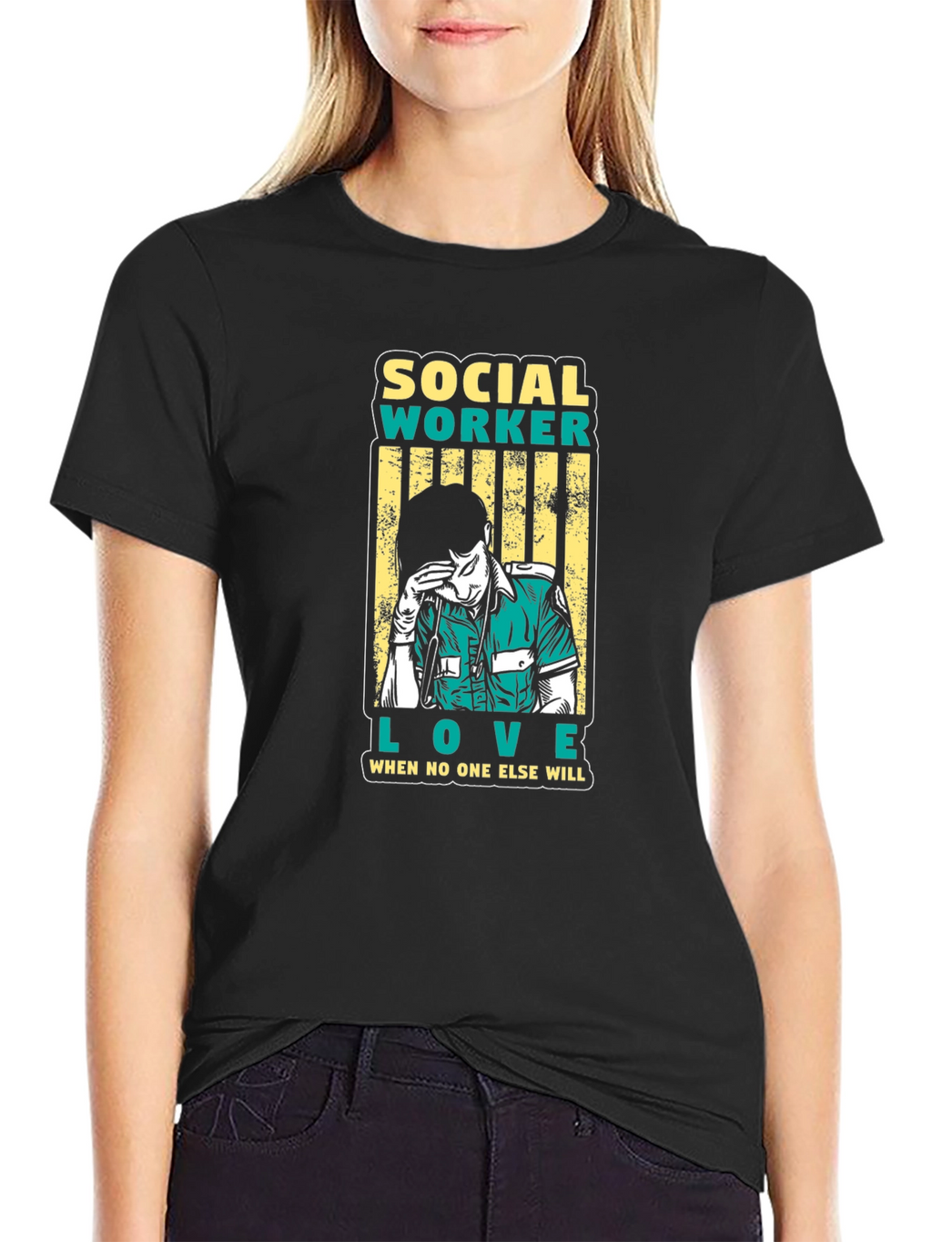 Social Worker Love Graphic Tee