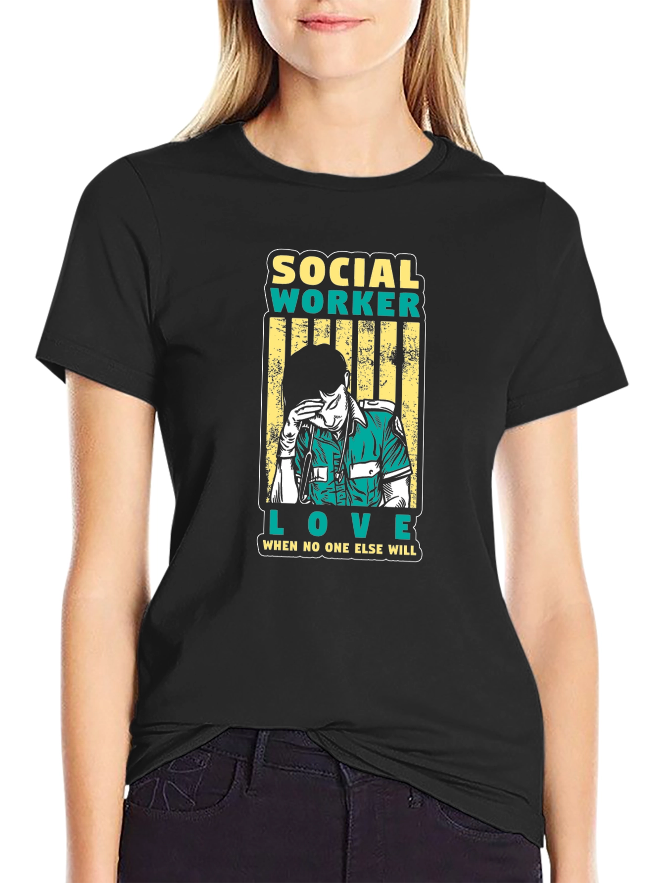 Social Worker Love Graphic Tee