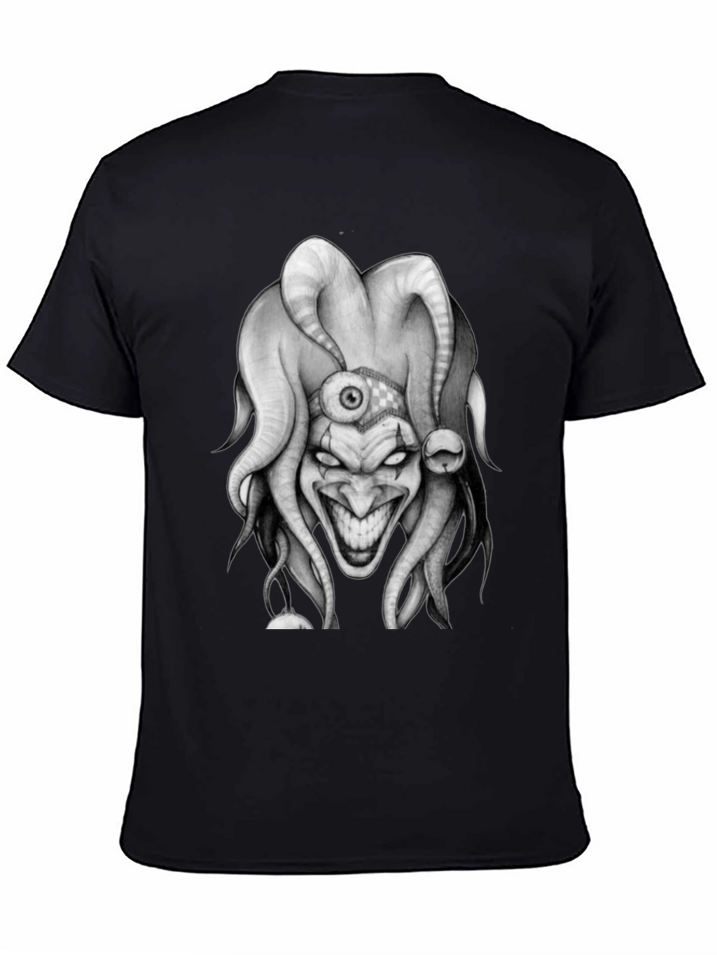 Evil Jester Graphic Tee - Dark Humor Shirt