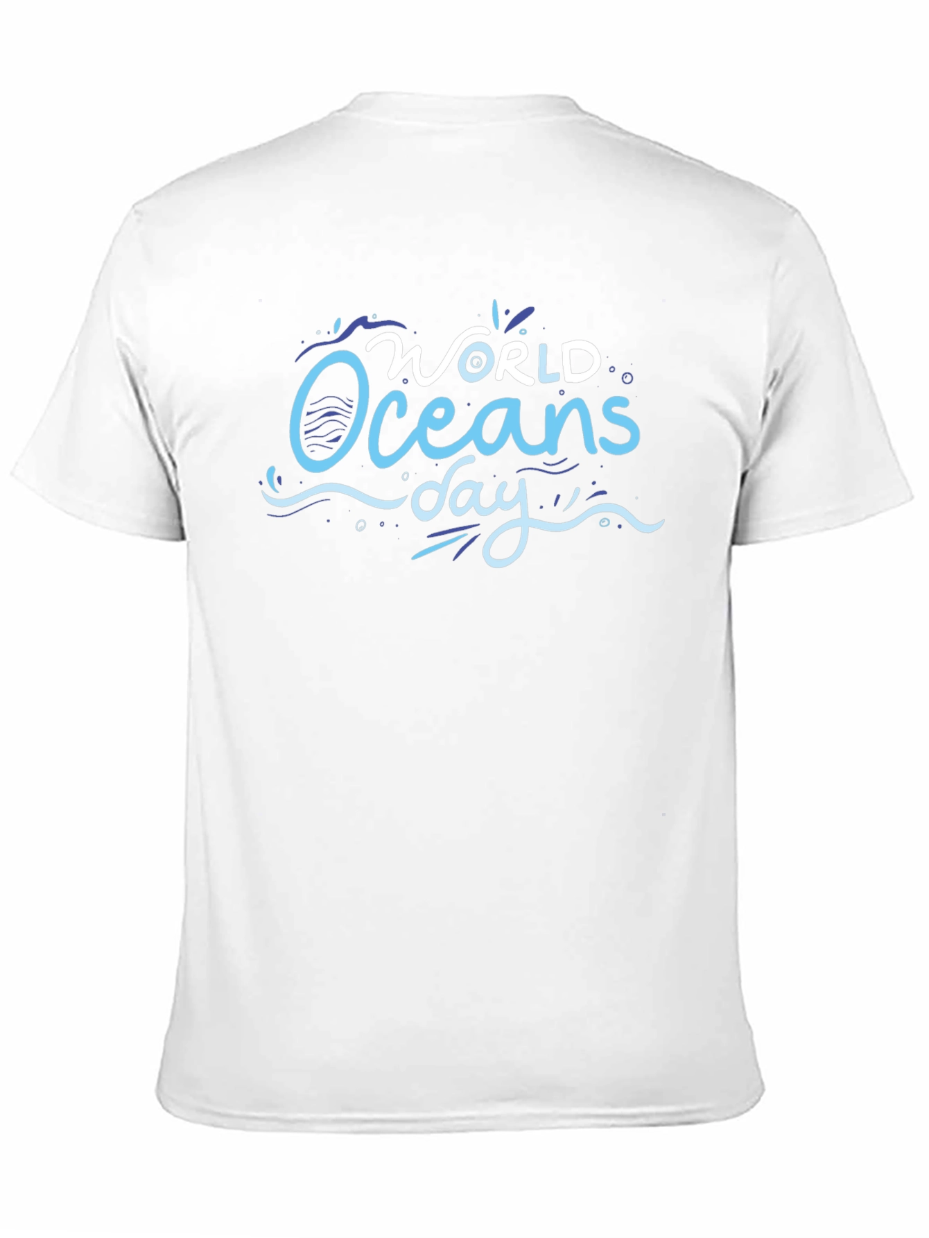 World Oceans Day Black Graphic Tee