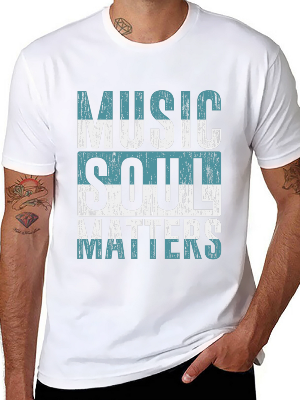 Music Soul Matters Graphic Tee - Stylish Comfort