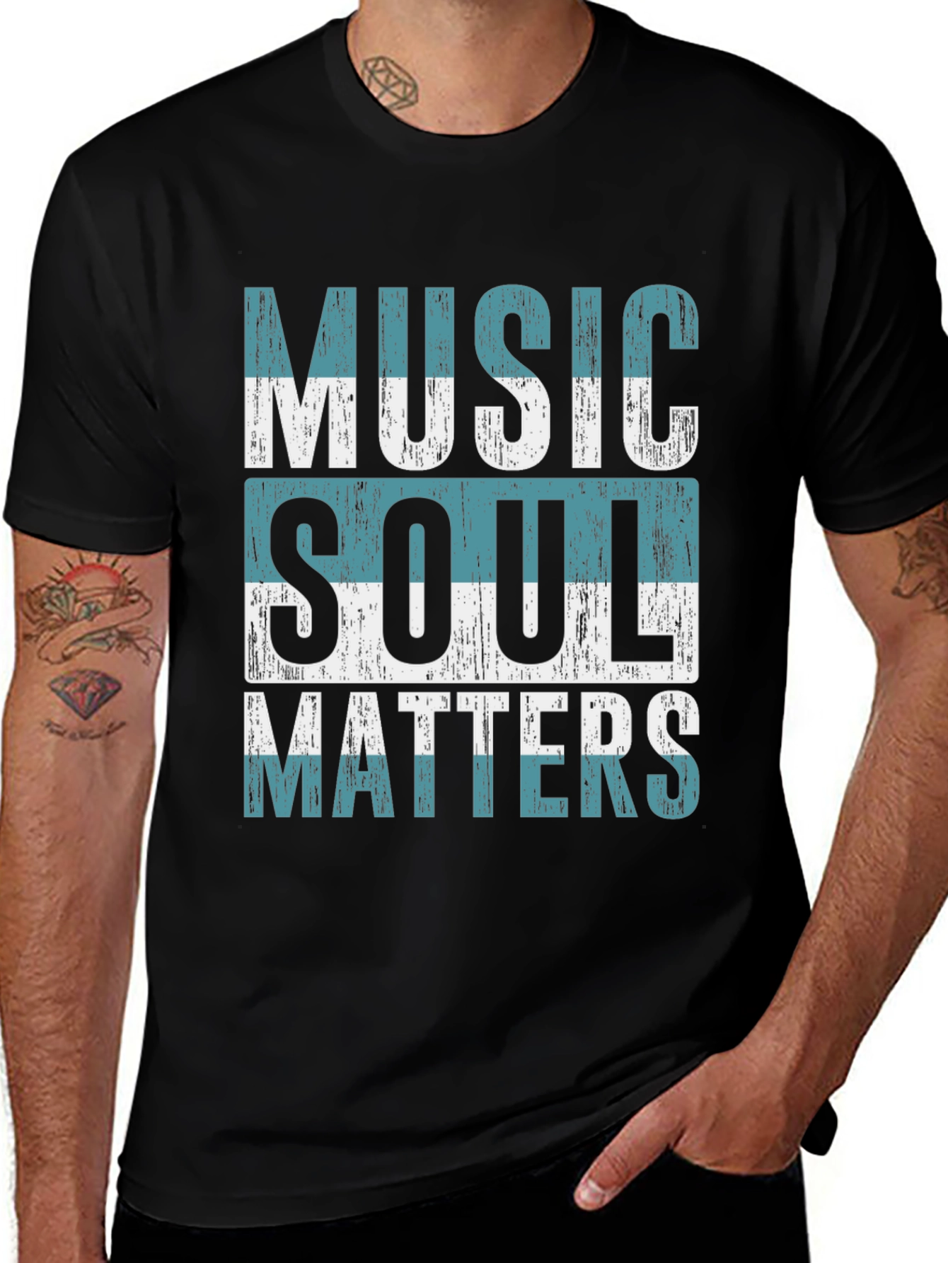 Music Soul Matters Graphic Tee - Stylish Comfort