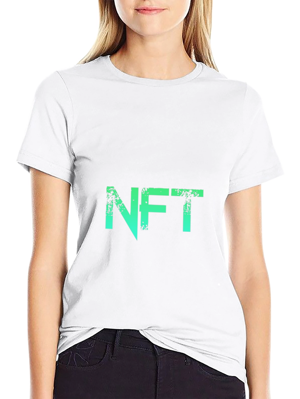 NFT Green Gradient Graphic Tee