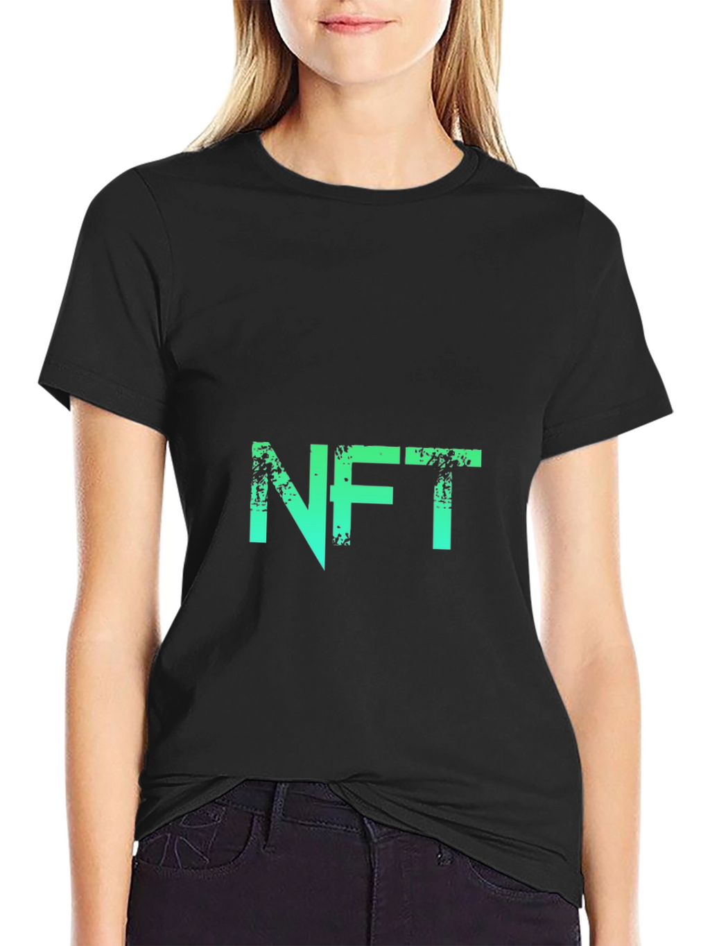 NFT Green Gradient Graphic Tee
