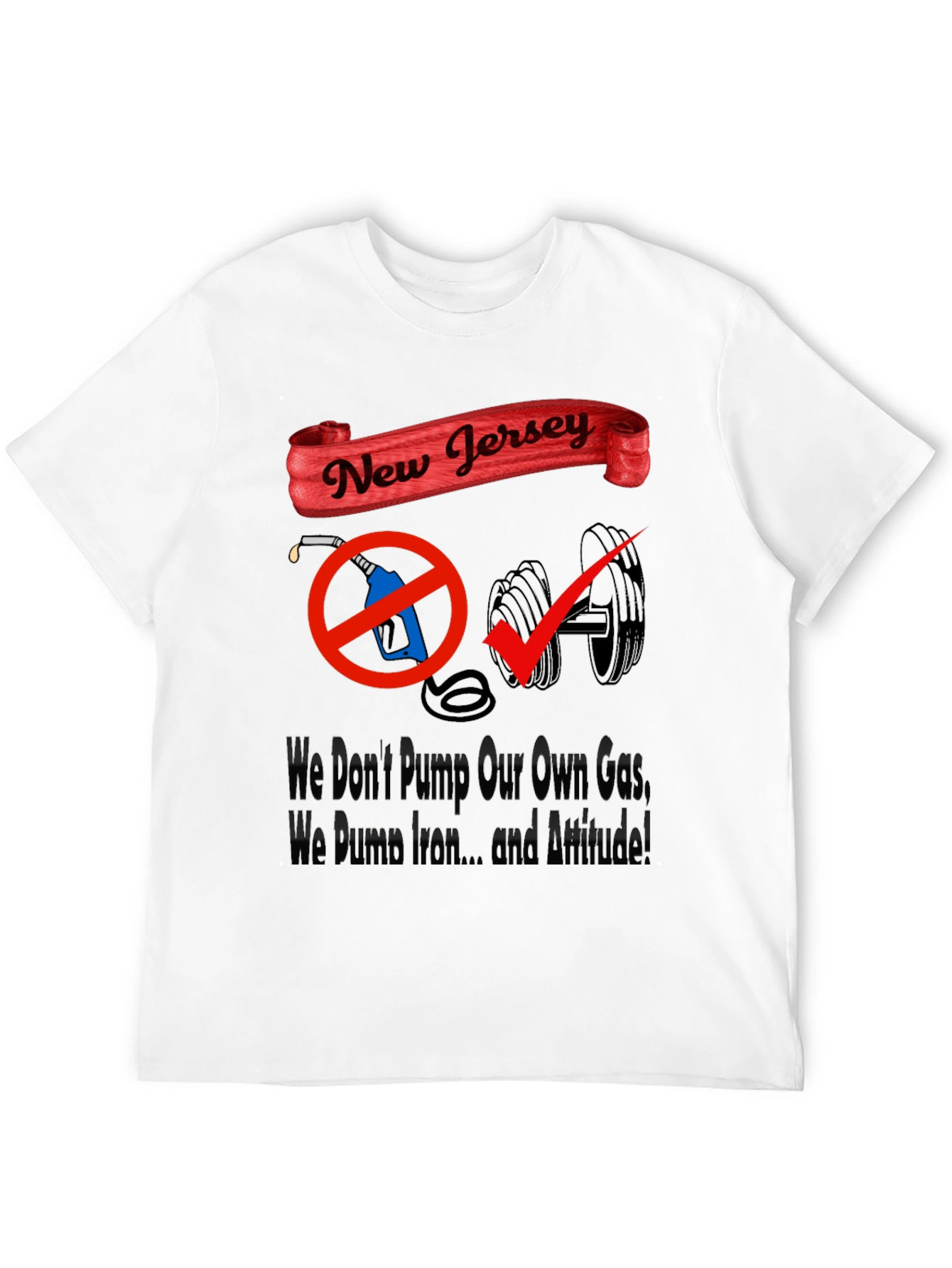 New Jersey Pride: Gas vs. Gains T-Shirt