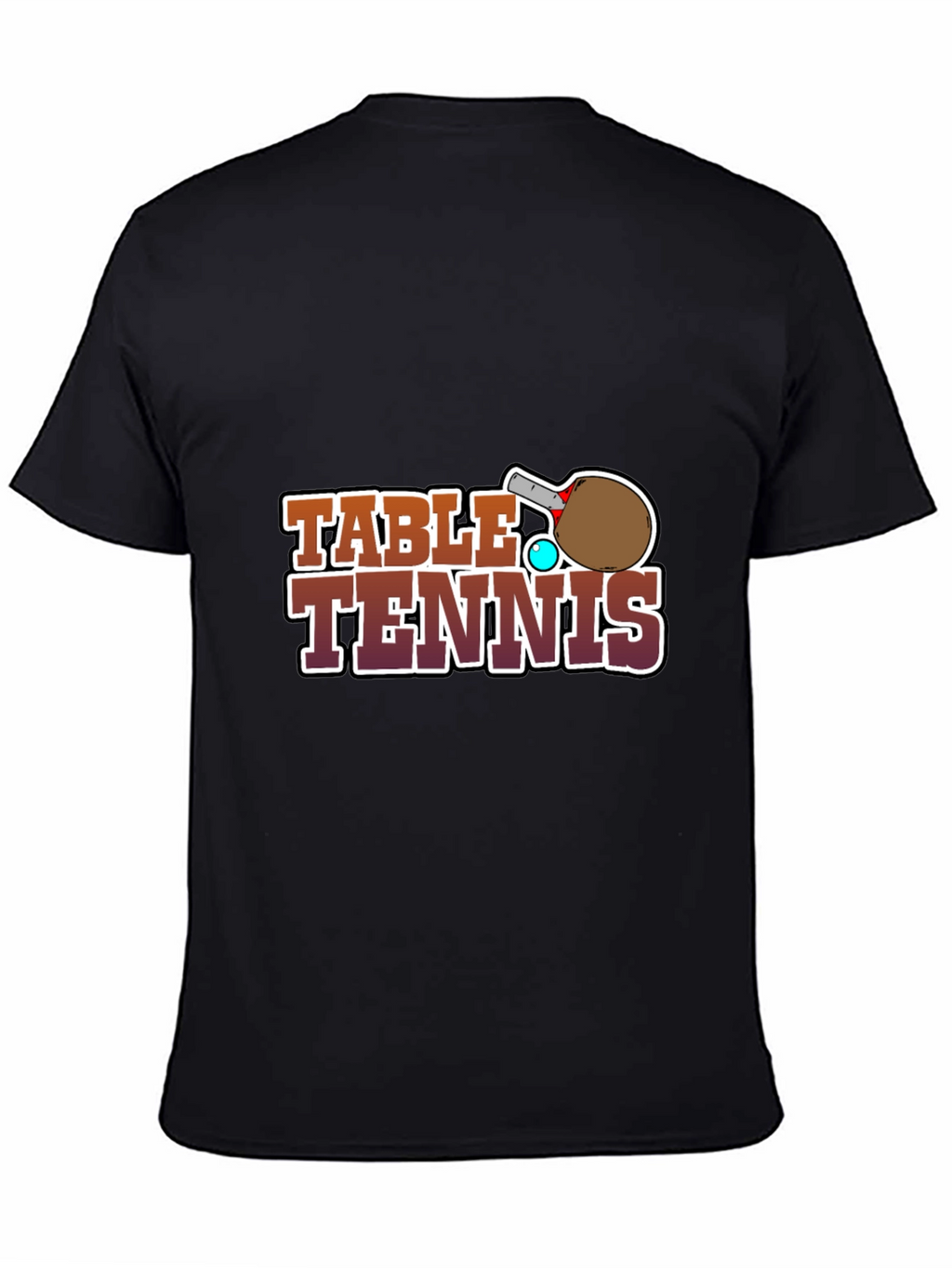 Table Tennis Graphic Tee - Sports Fan Apparel