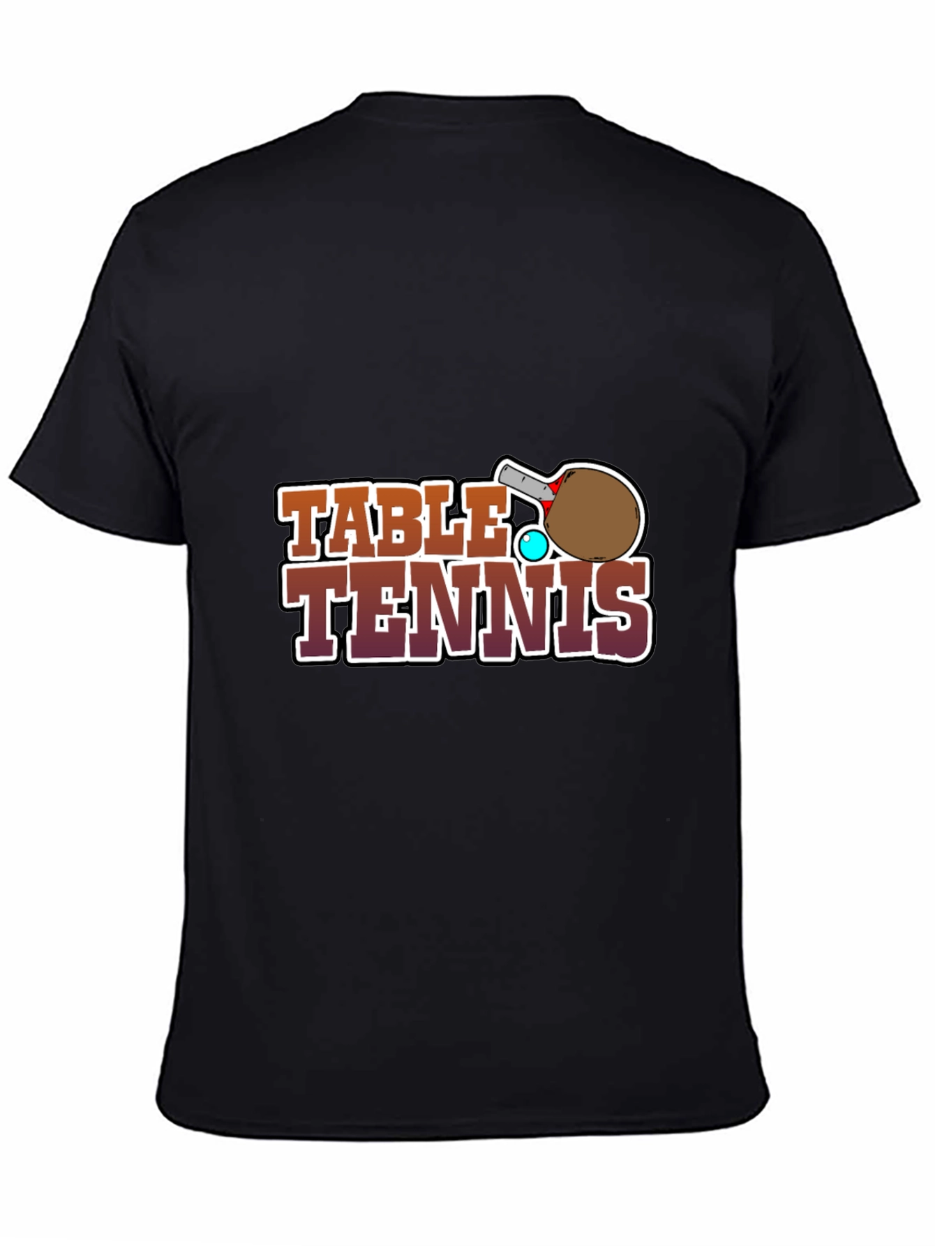 Table Tennis Graphic Tee - Sports Fan Apparel