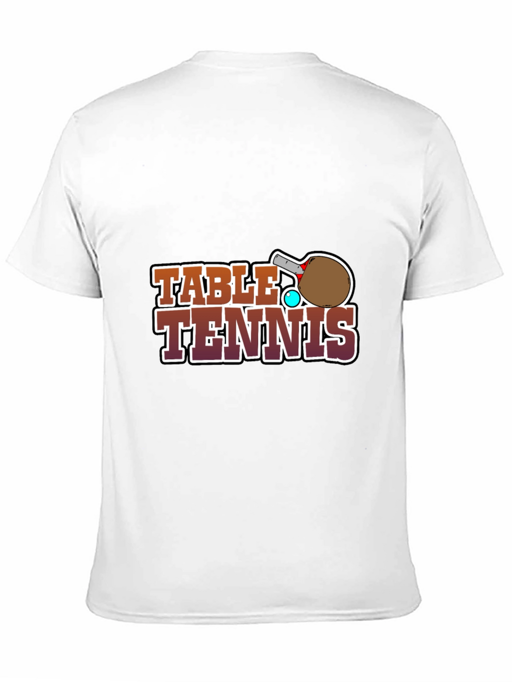 Table Tennis Graphic Tee - Sports Fan Apparel
