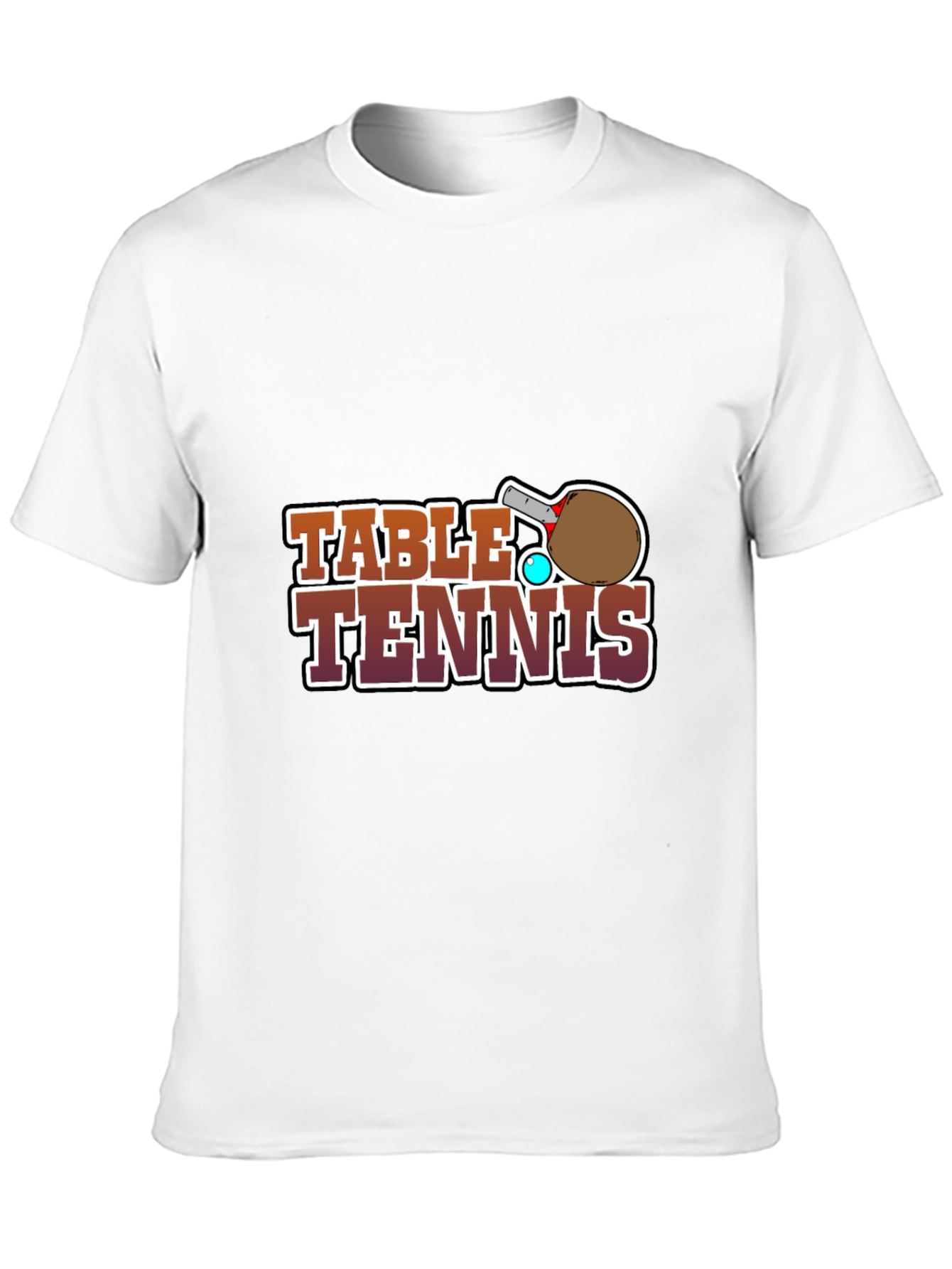 Table Tennis Graphic Tee - Sports Fan Apparel