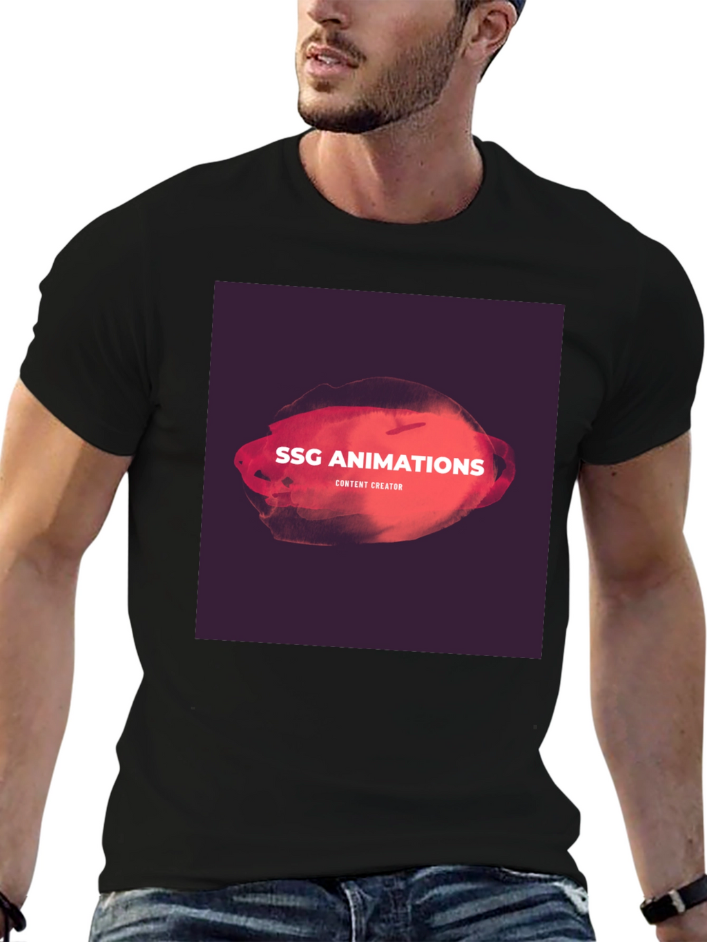 SSG Animations Graphic T-Shirt - Content Creator Tee