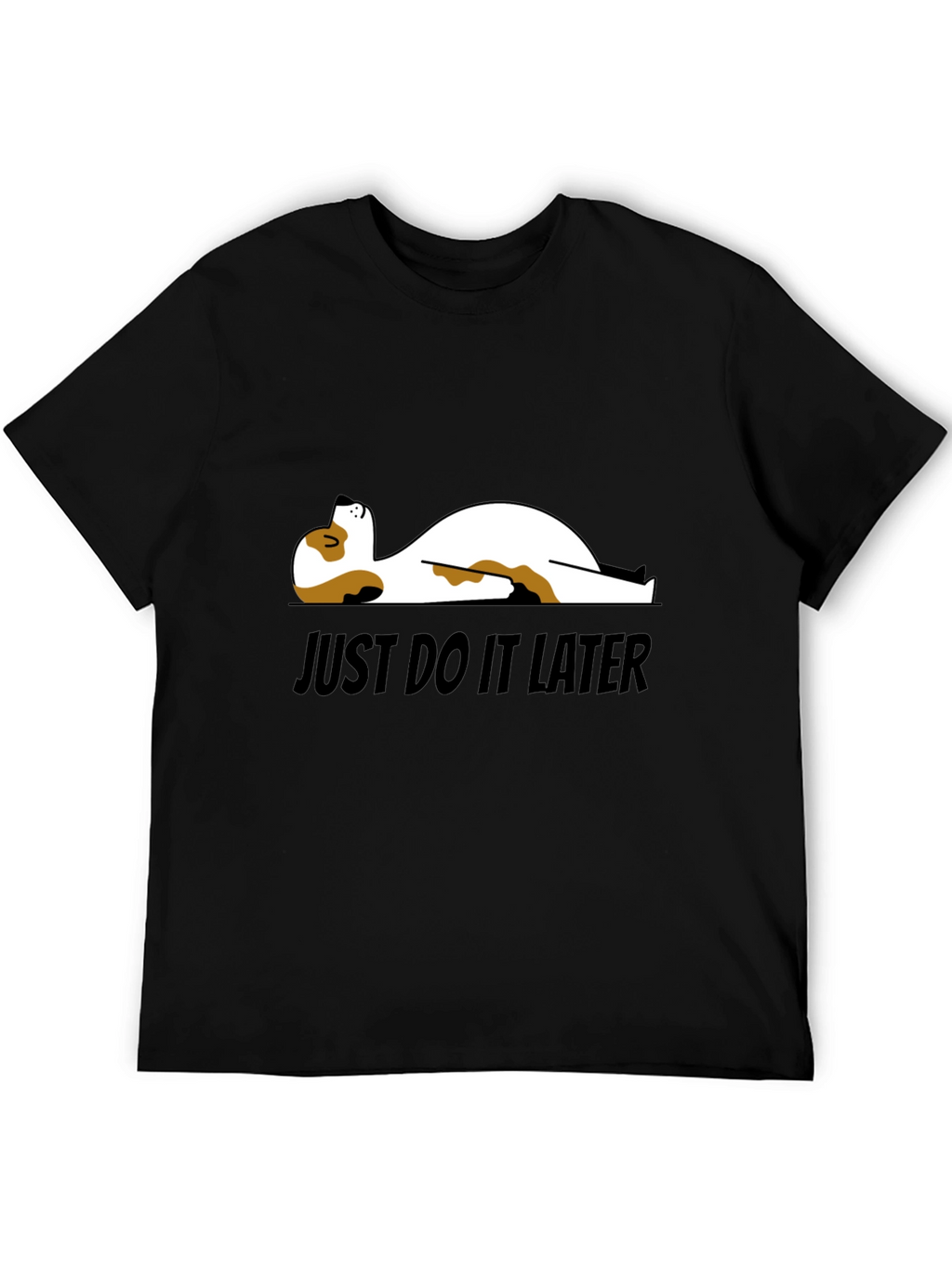 Just Do It Later T-Shirt - Funny Dog Design