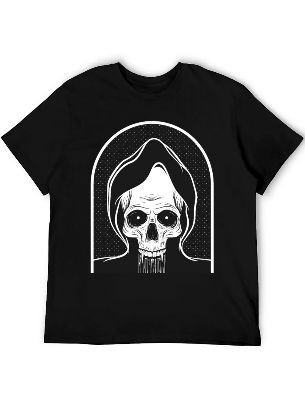 Grim Reaper Graphic Tee - Black