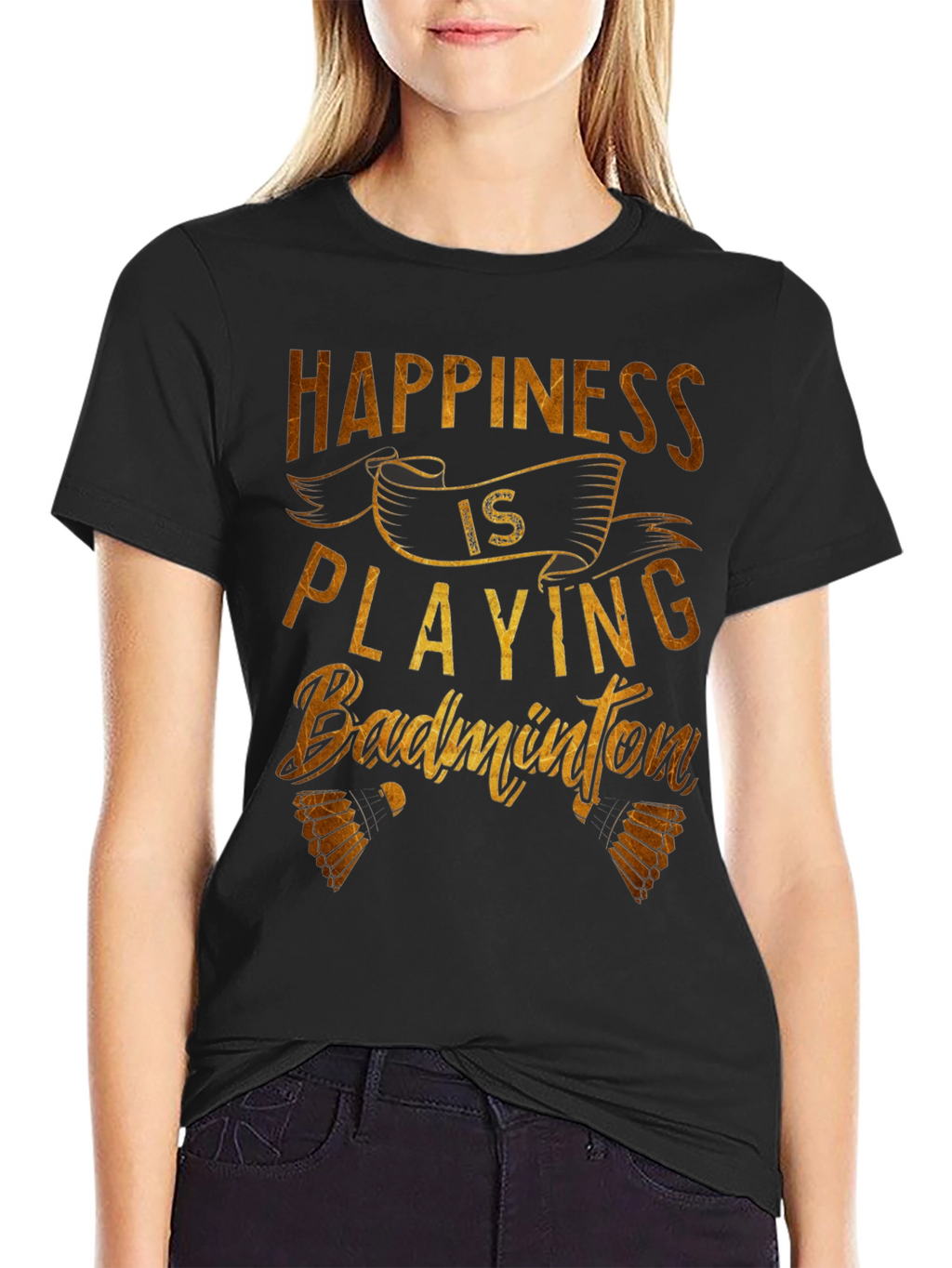 Happiness is Playing Badminton T-Shirt