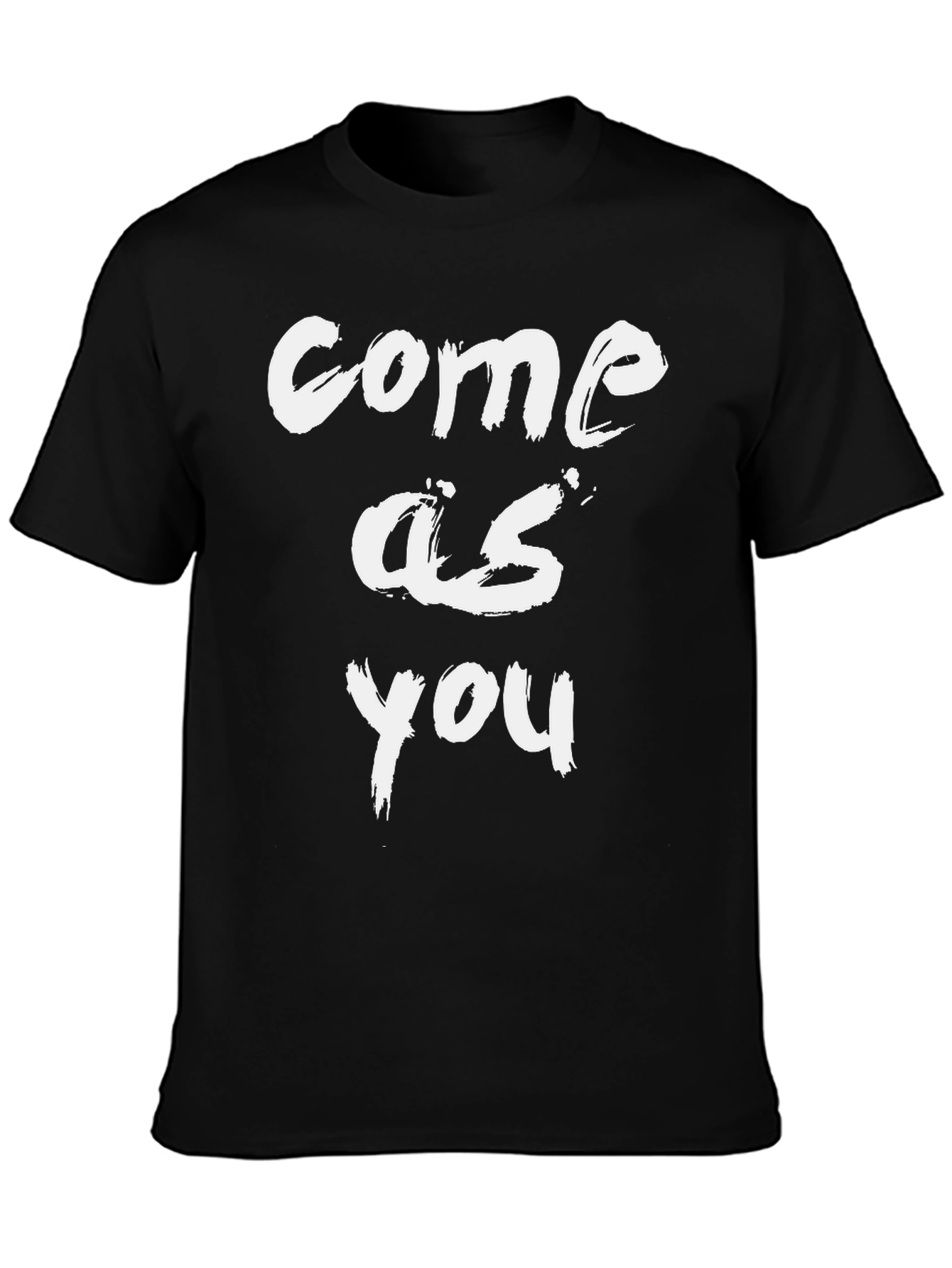 Come As You Are Black T-Shirt
