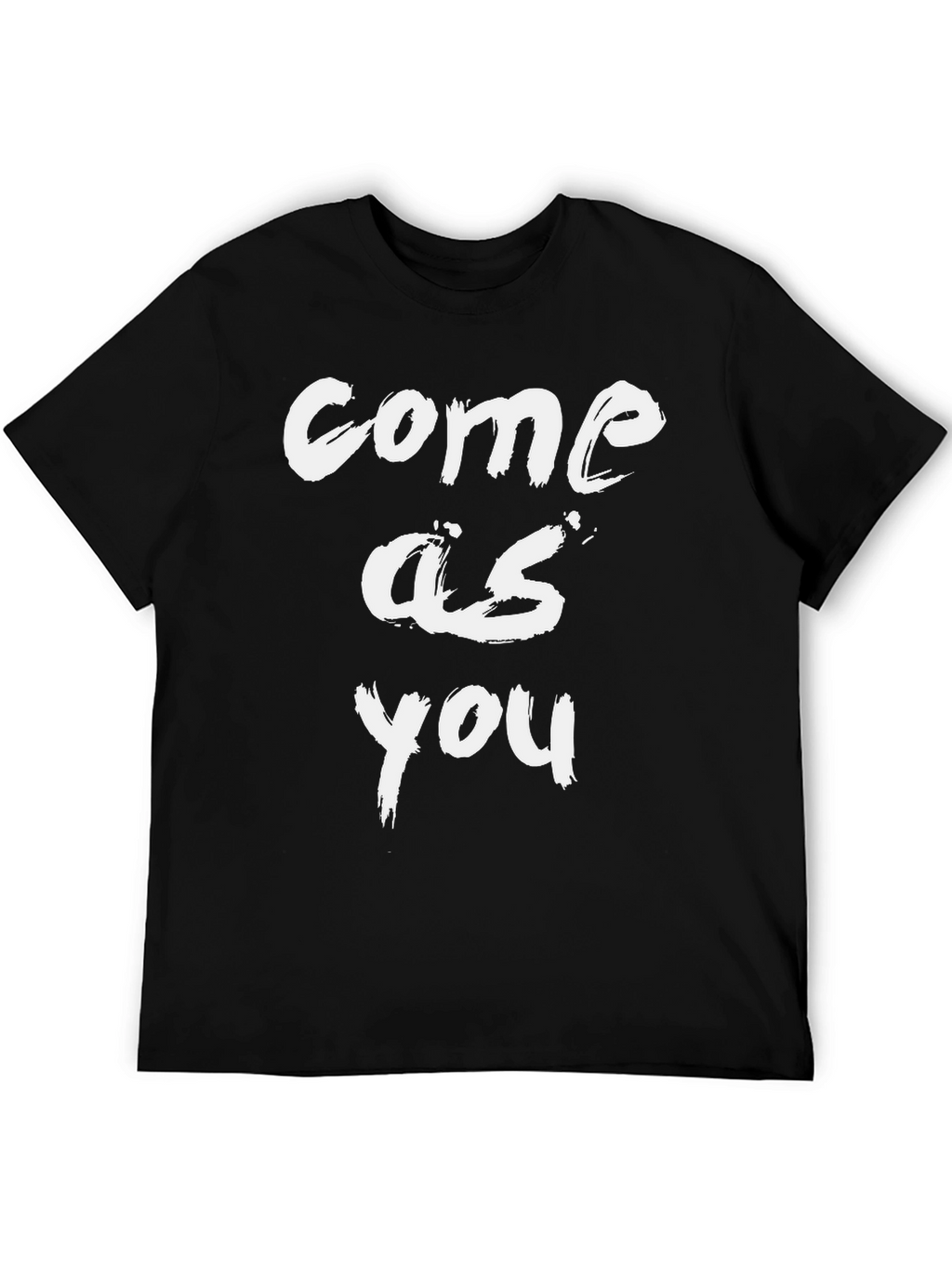 Come As You Are Black T-Shirt