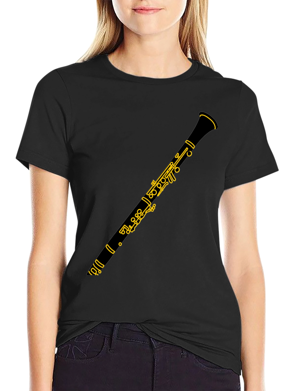 Clarinet Graphic T-Shirt - Musician Style Tee