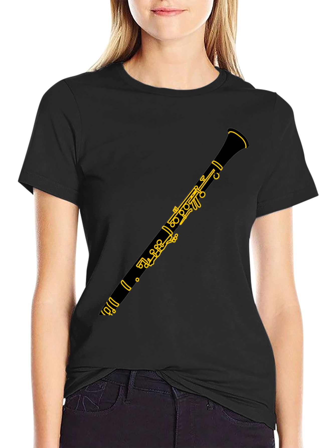 Clarinet Graphic T-Shirt - Musician Style Tee
