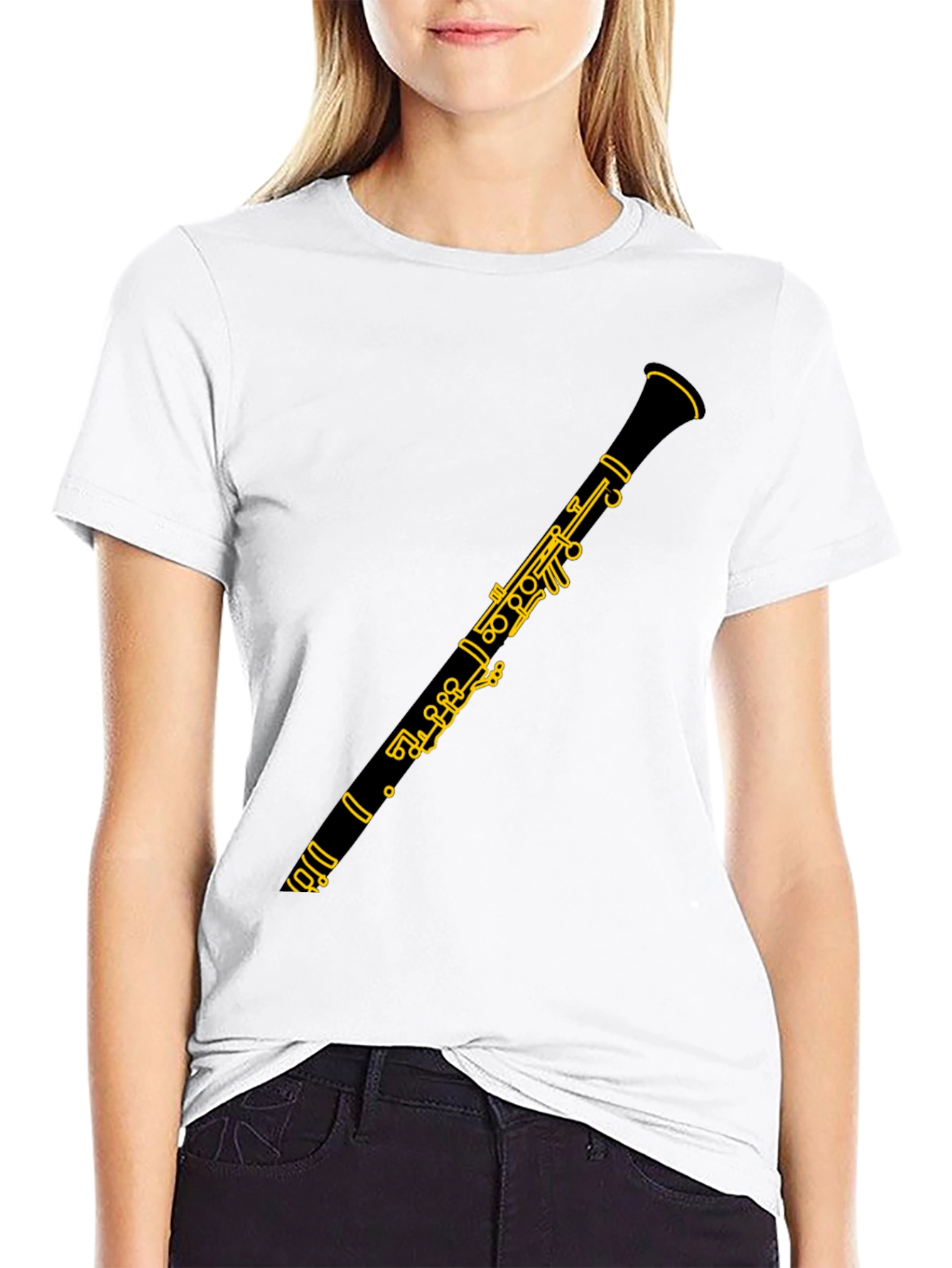 Clarinet Graphic T-Shirt - Musician Style Tee