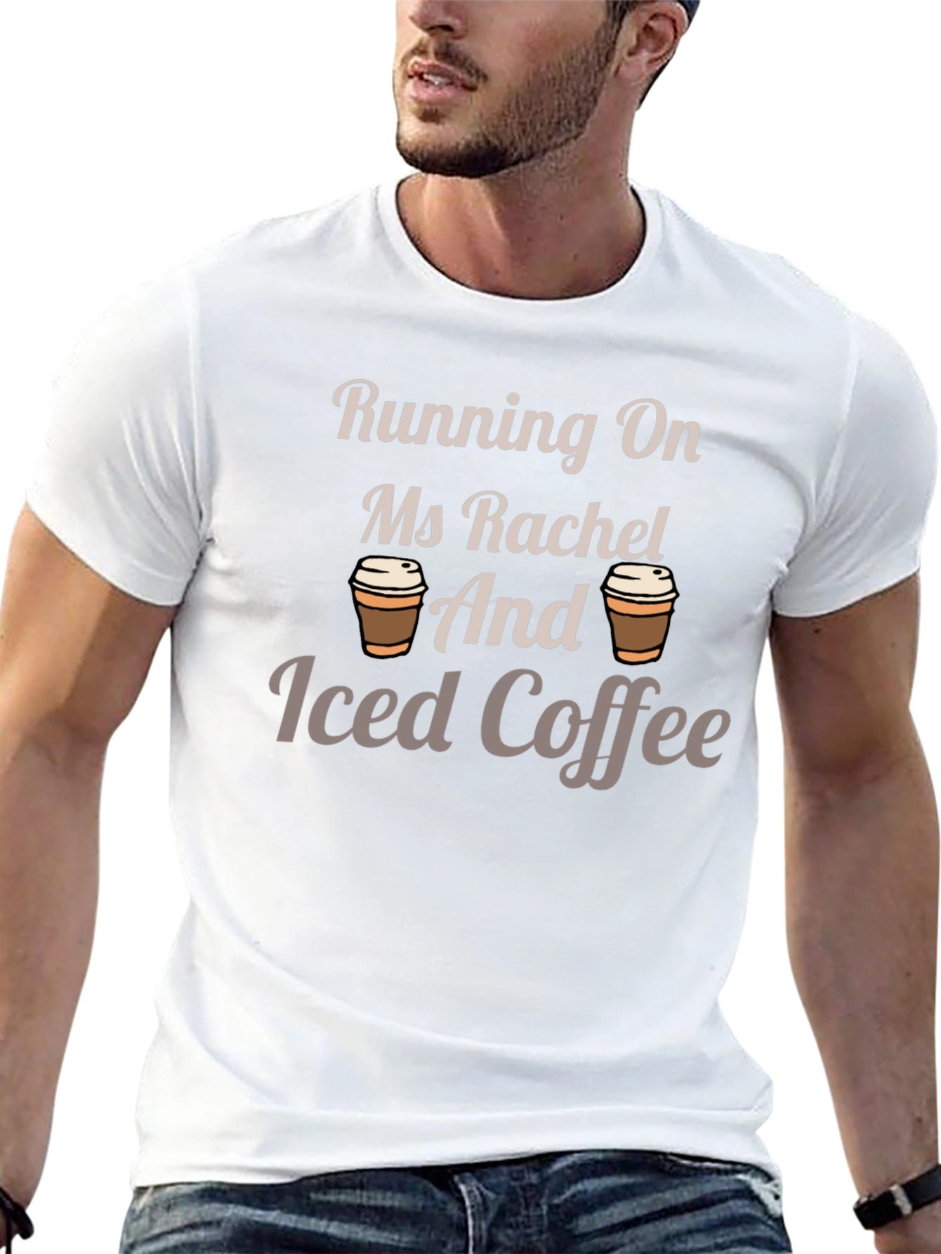 Running On Ms Rachel and Iced Coffee T-Shirt