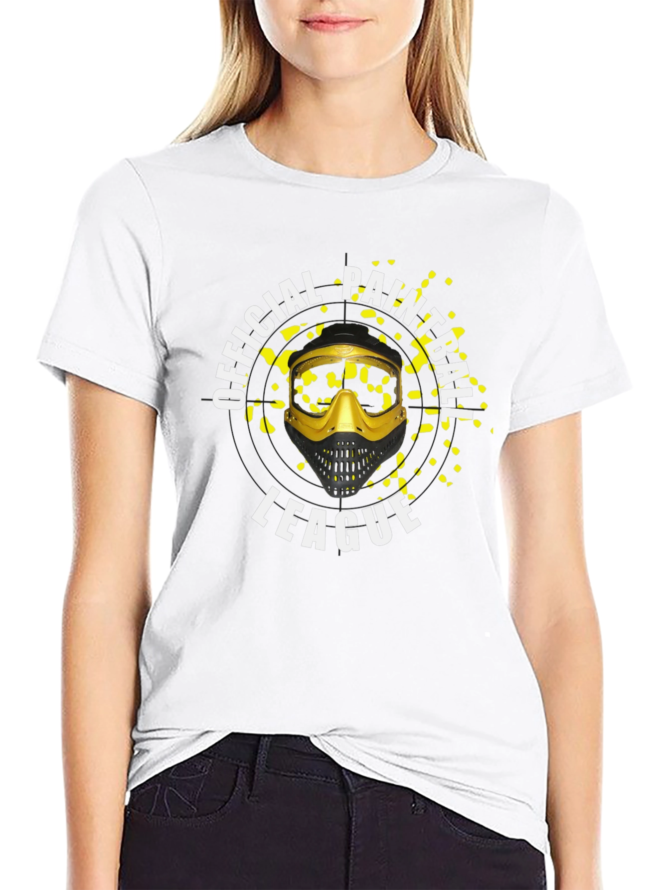 Official Paintball League Black T-Shirt