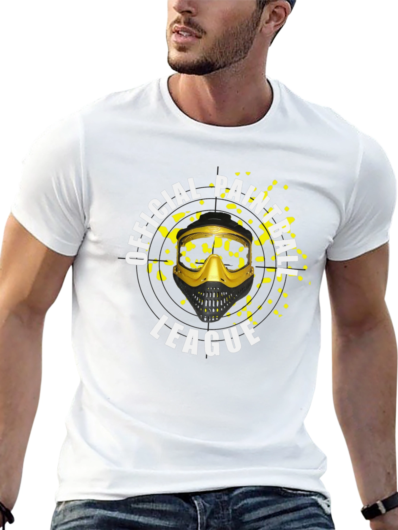 Official Paintball League Black T-Shirt