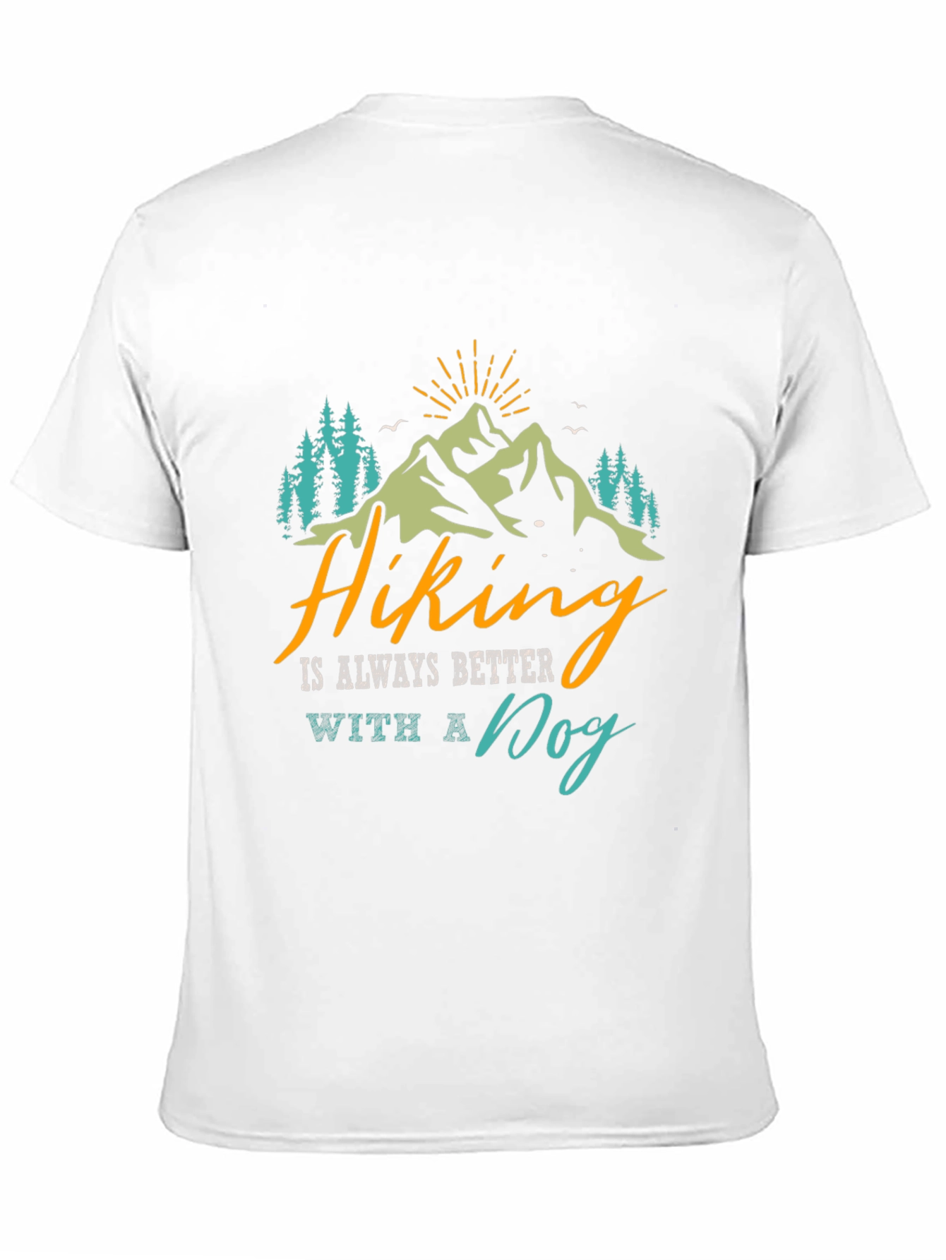 Hiking With a Dog Graphic Tee