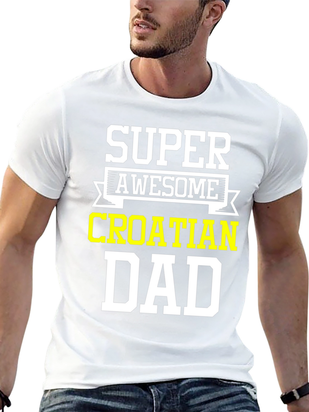 Super Awesome Croatian Dad T-Shirt