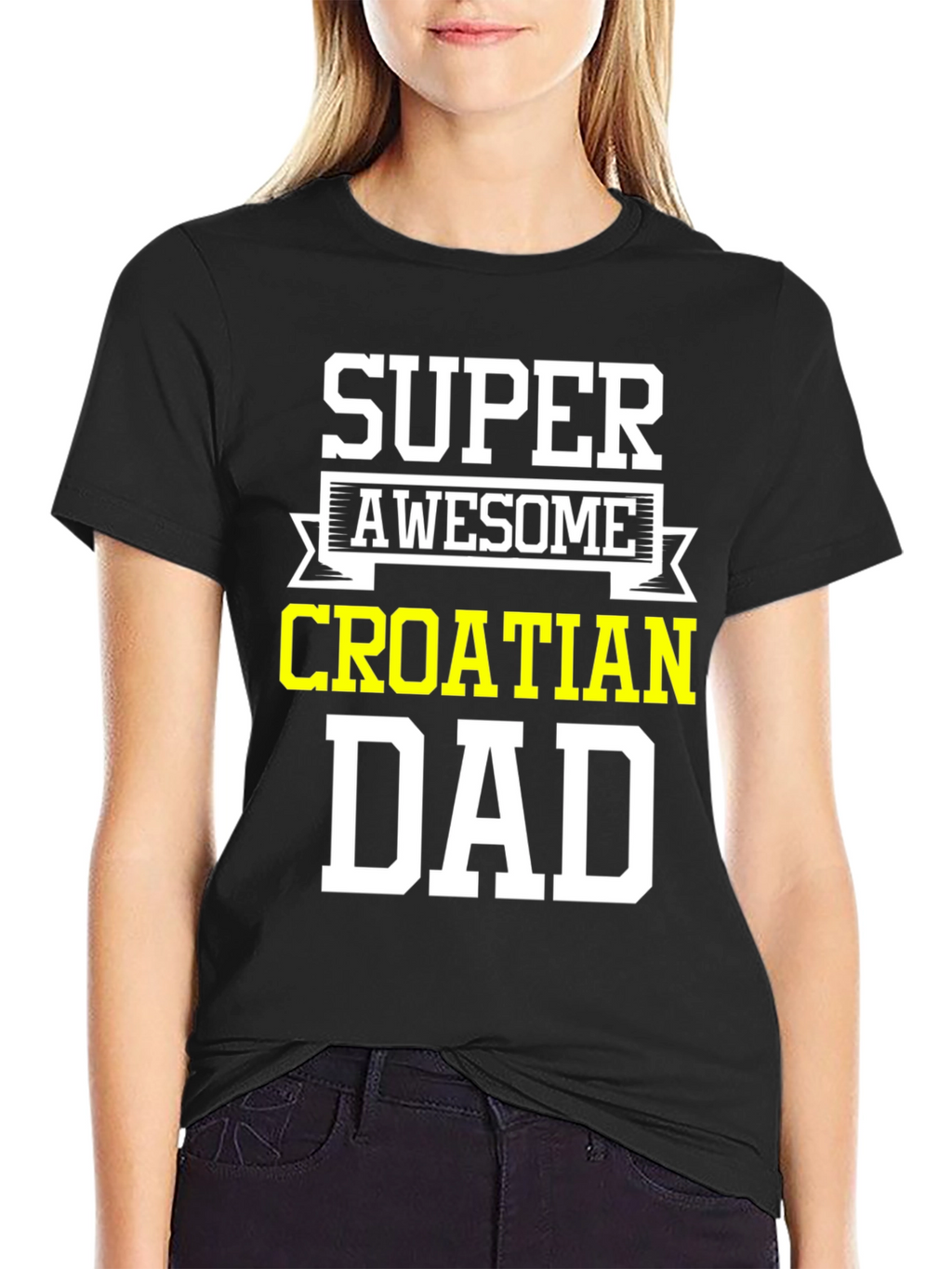 Super Awesome Croatian Dad T-Shirt