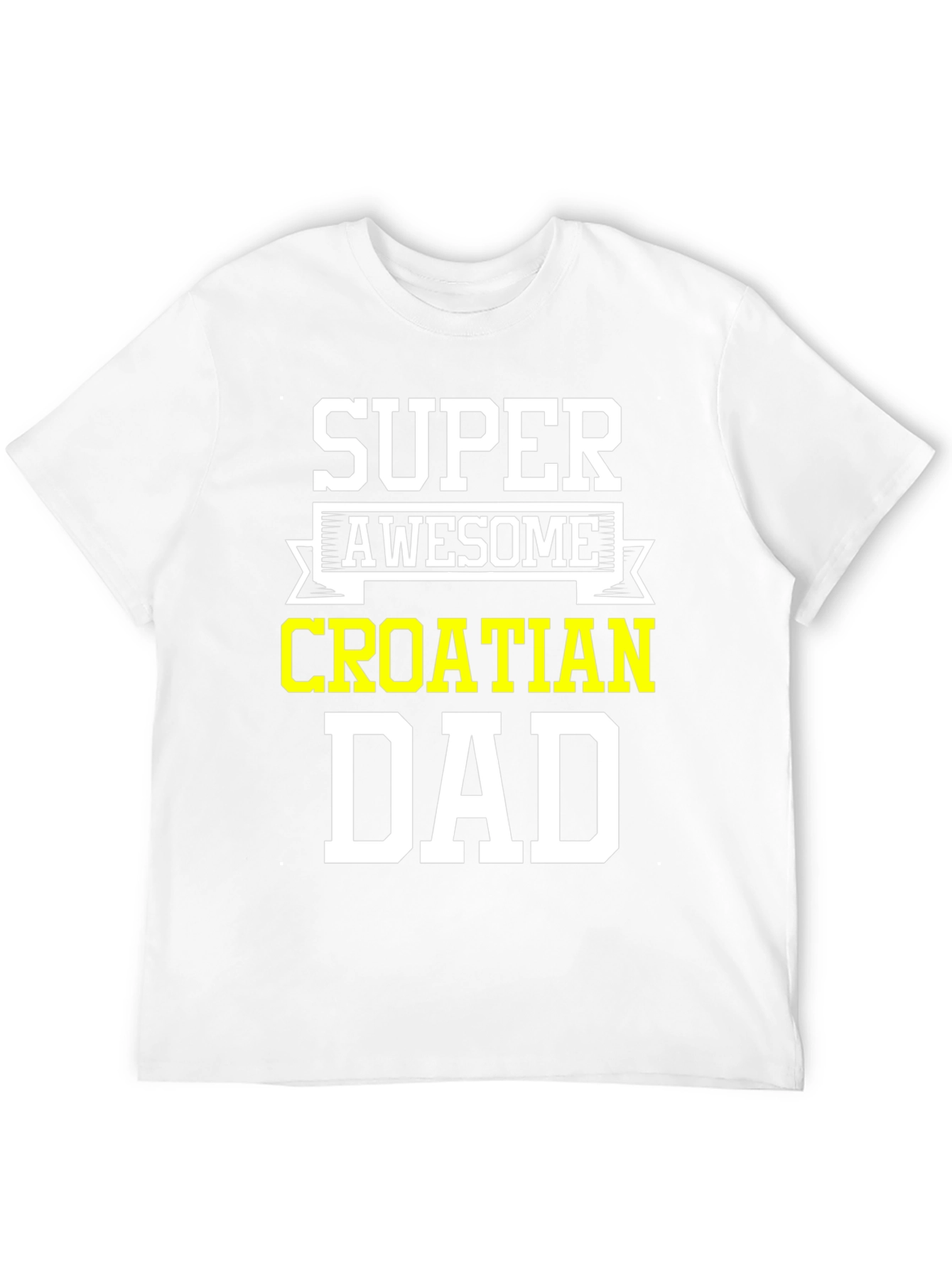 Super Awesome Croatian Dad T-Shirt