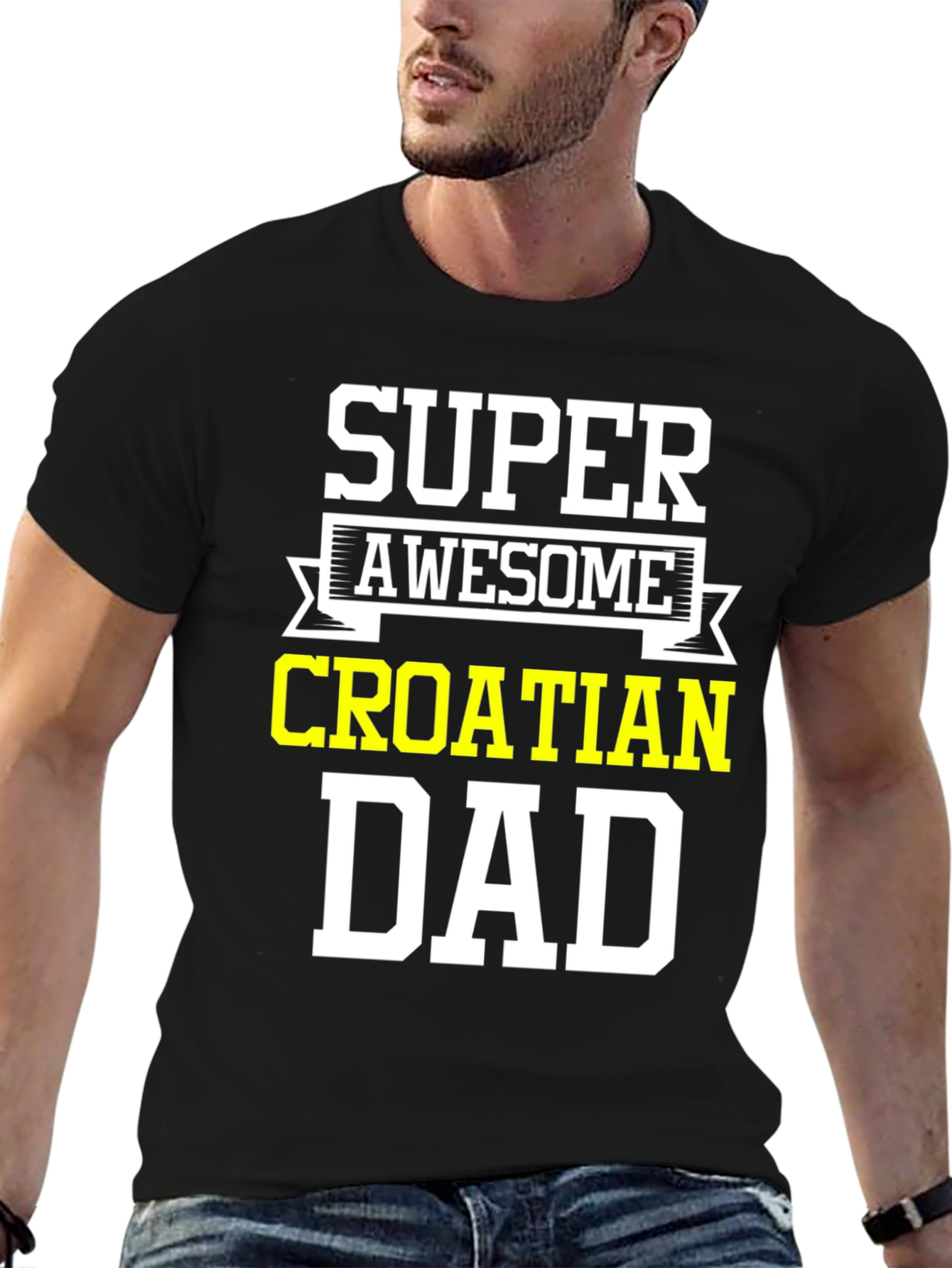 Super Awesome Croatian Dad T-Shirt