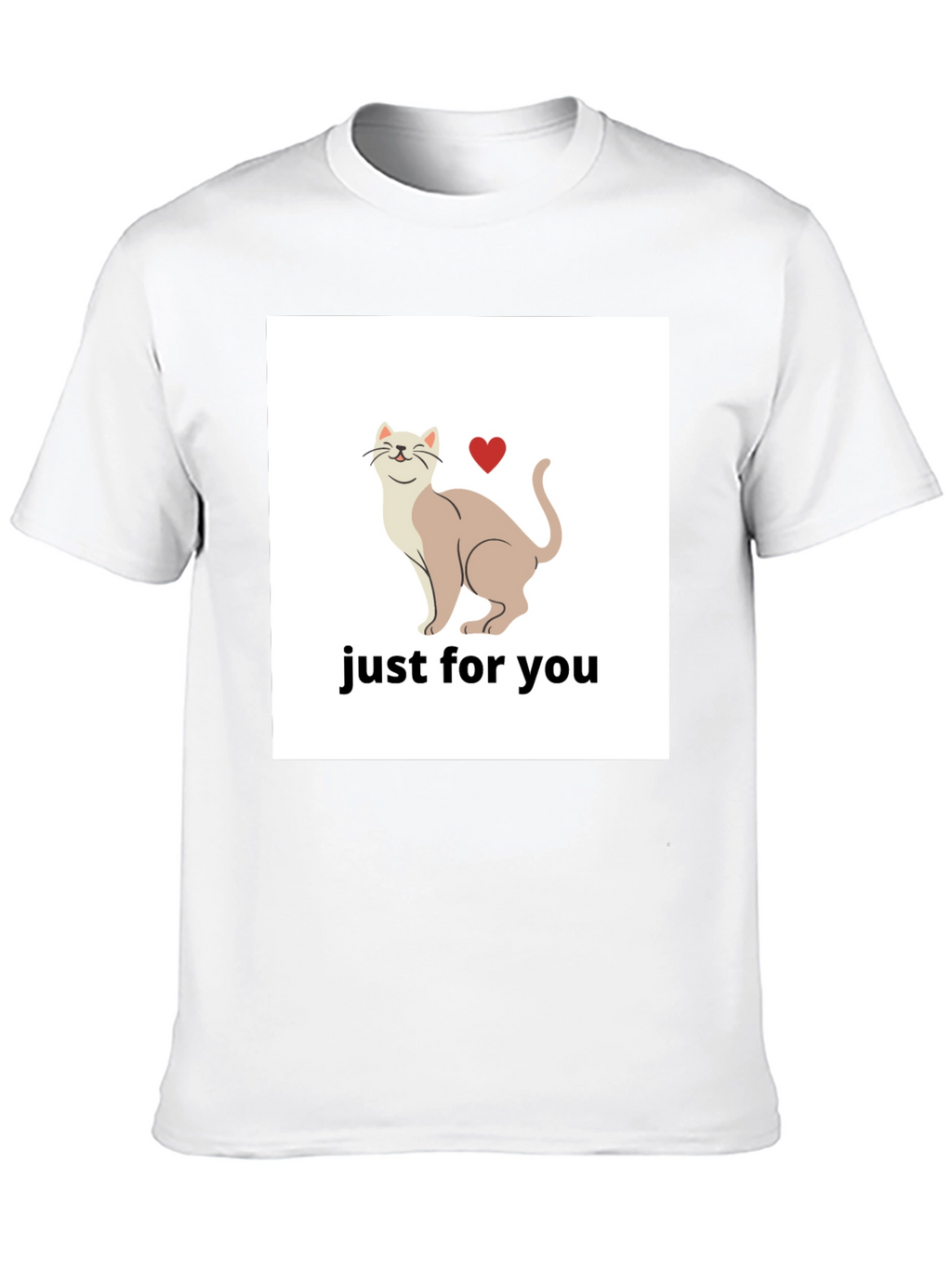 Cat Lover T-Shirt - Just For You