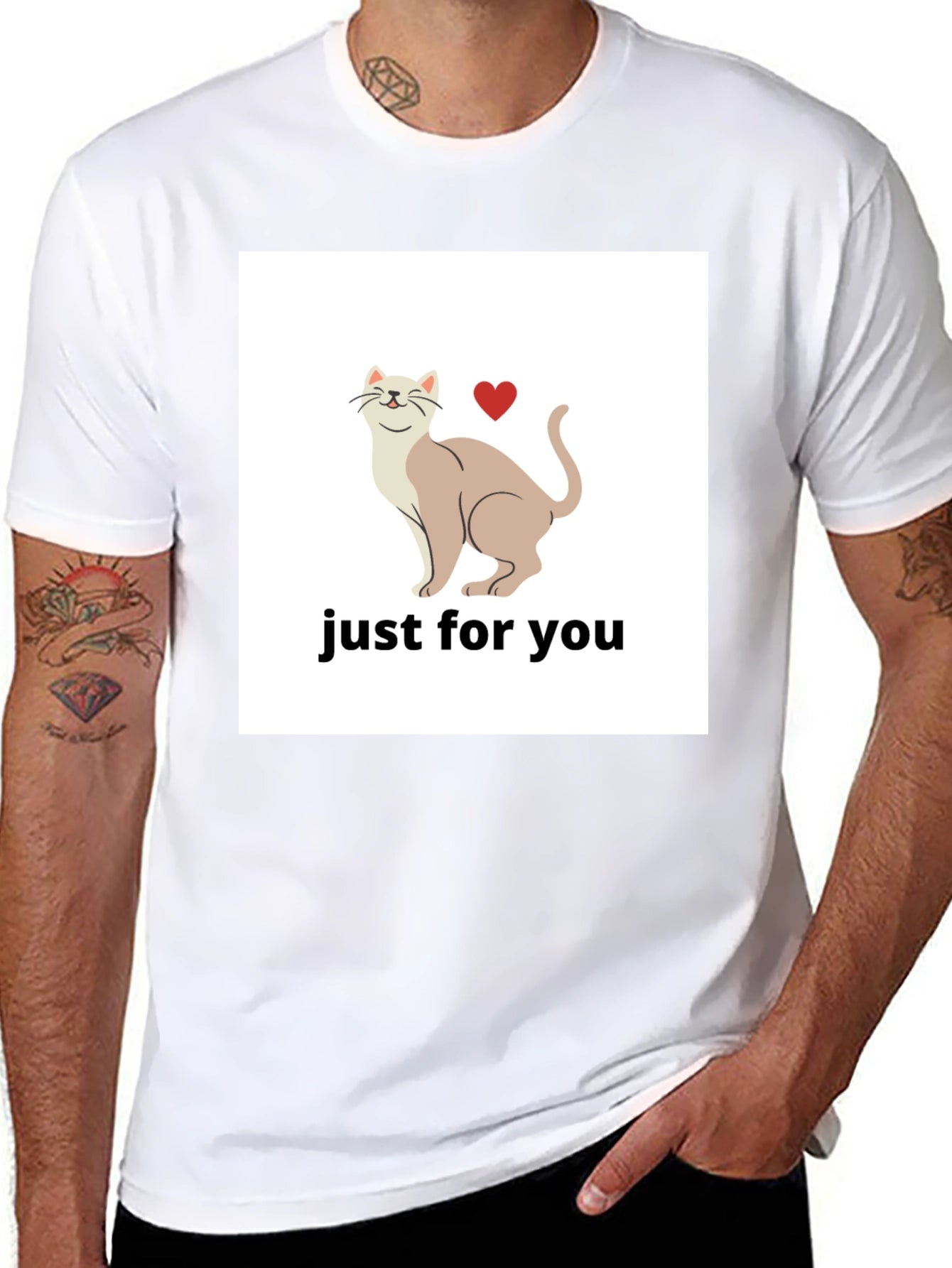 Cat Lover T-Shirt - Just For You