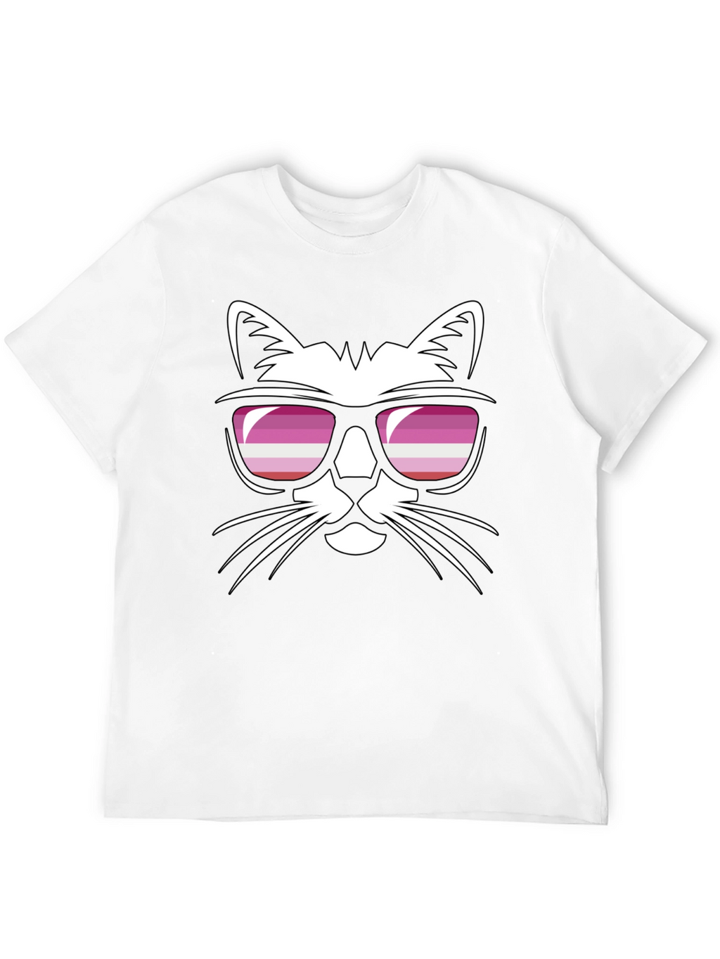 Cool Cat Lesbian Pride T-Shirt