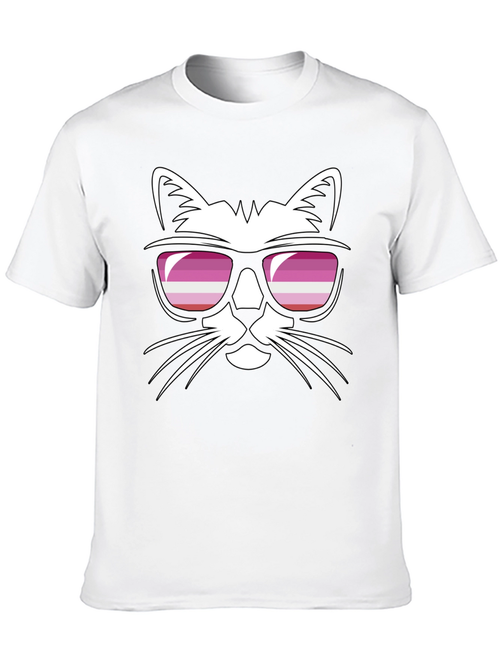 Cool Cat Lesbian Pride T-Shirt