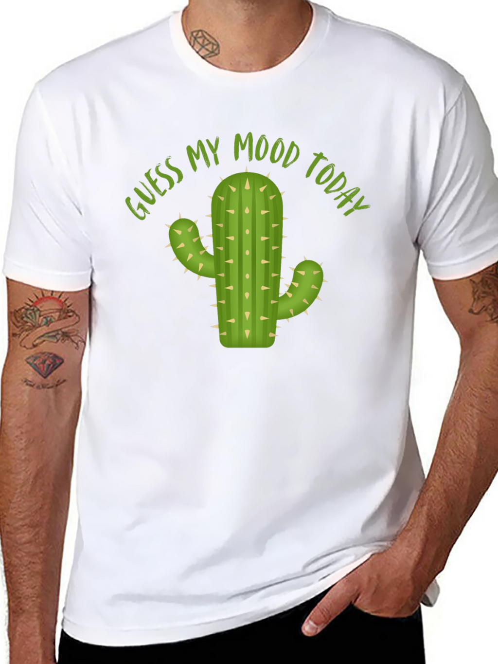 Guess My Mood Today Cactus Graphic Tee