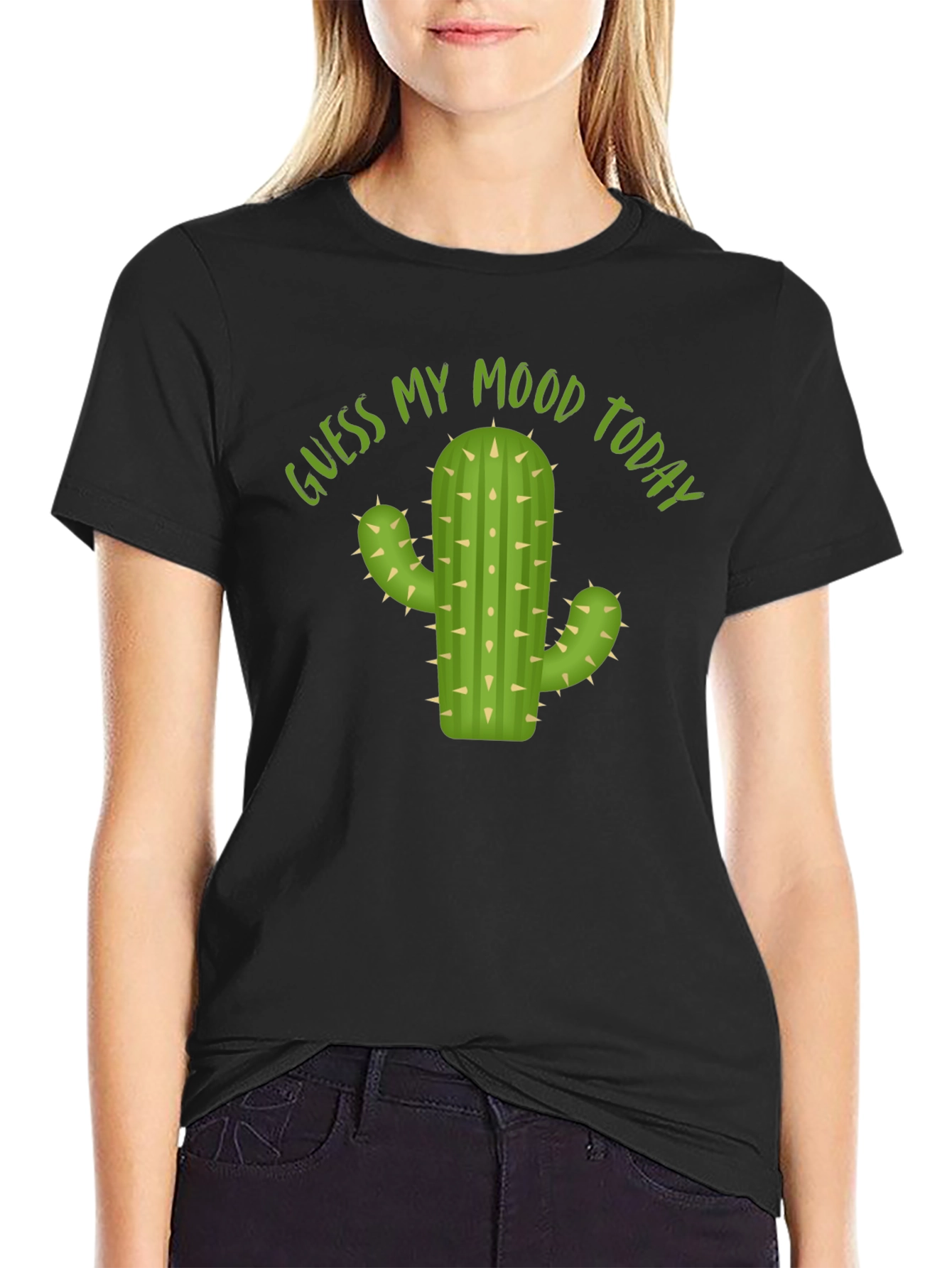 Guess My Mood Today Cactus Graphic Tee