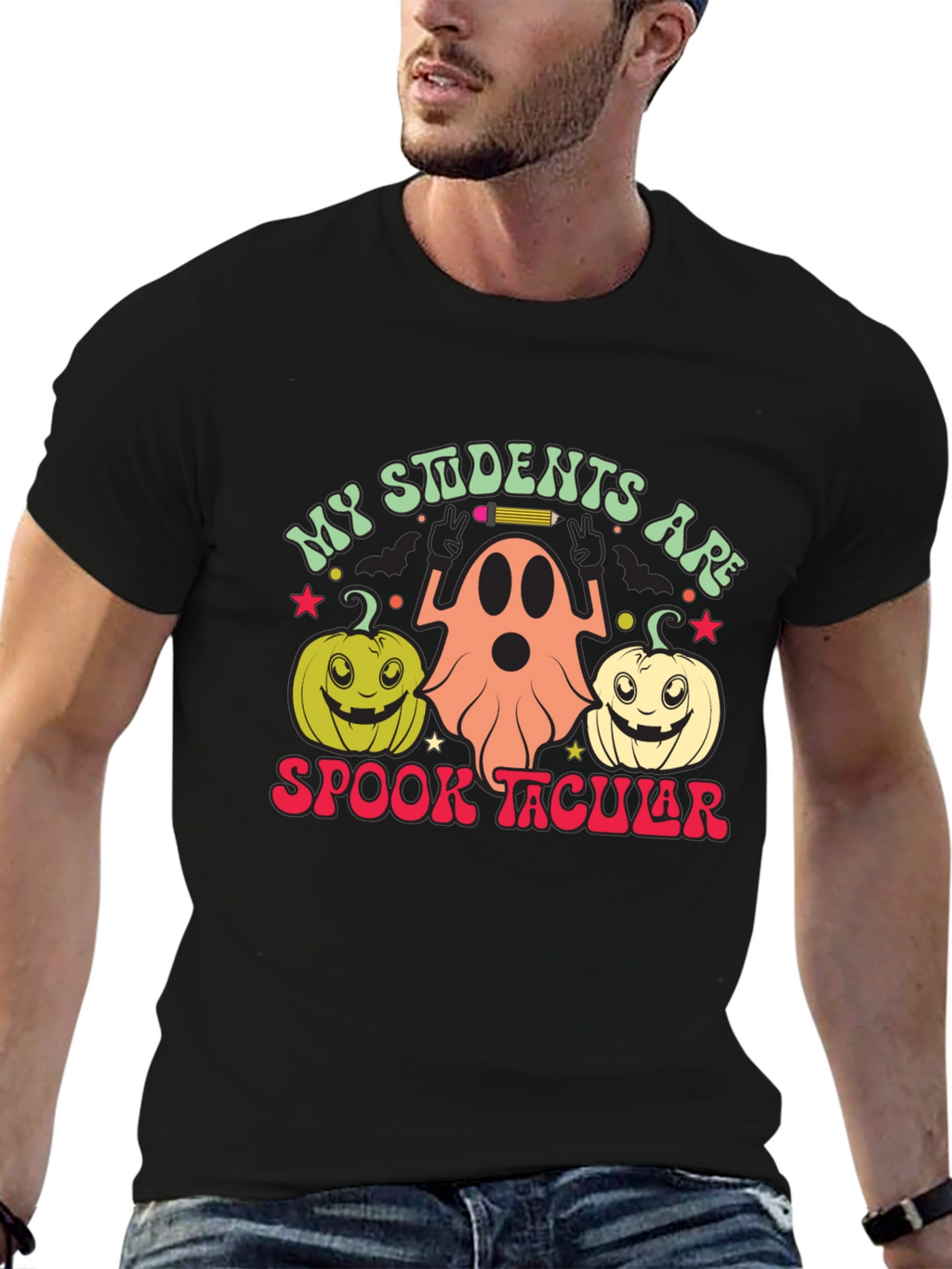 Spooktacular Teacher Halloween T-Shirt