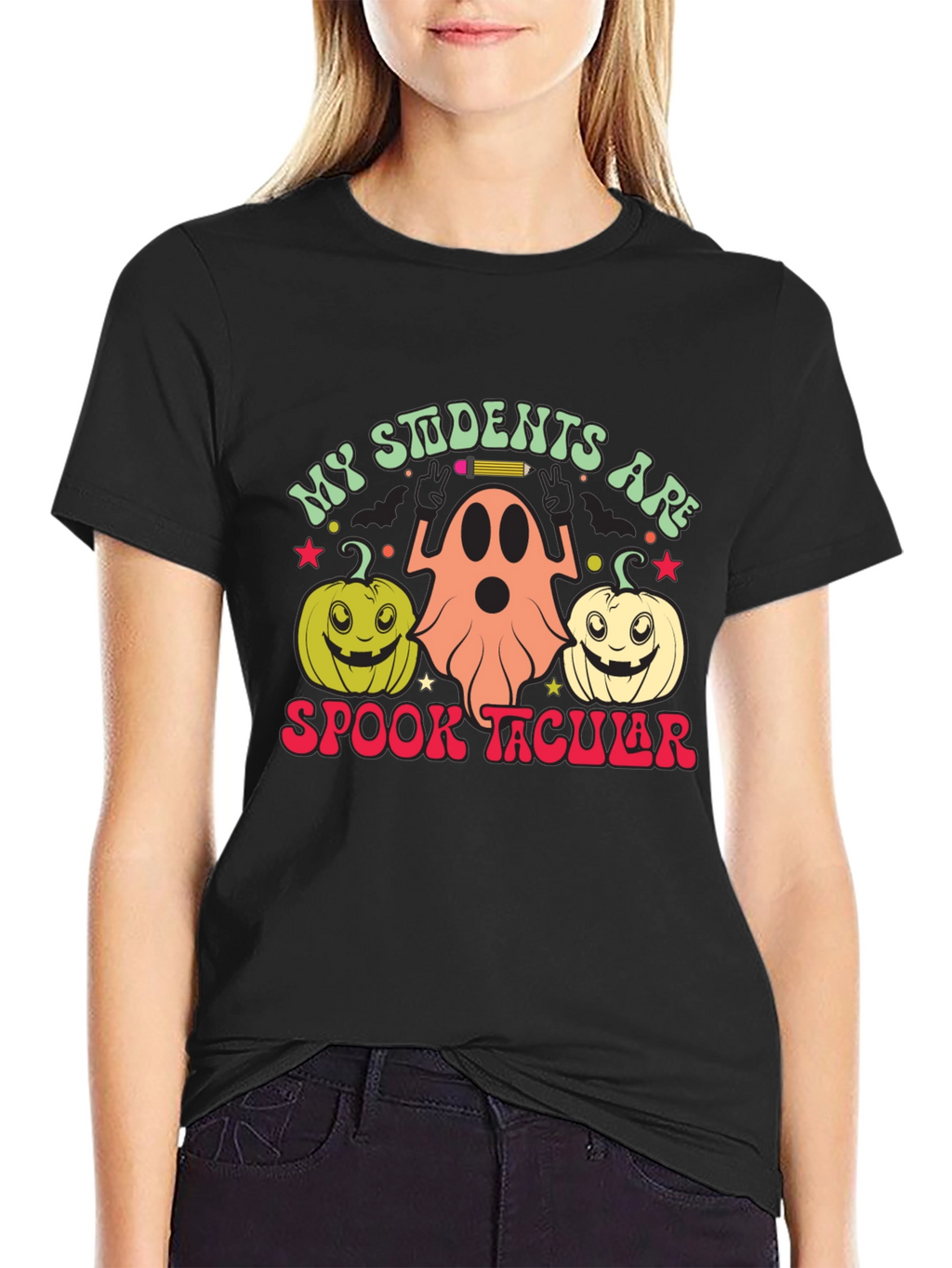 Spooktacular Teacher Halloween T-Shirt