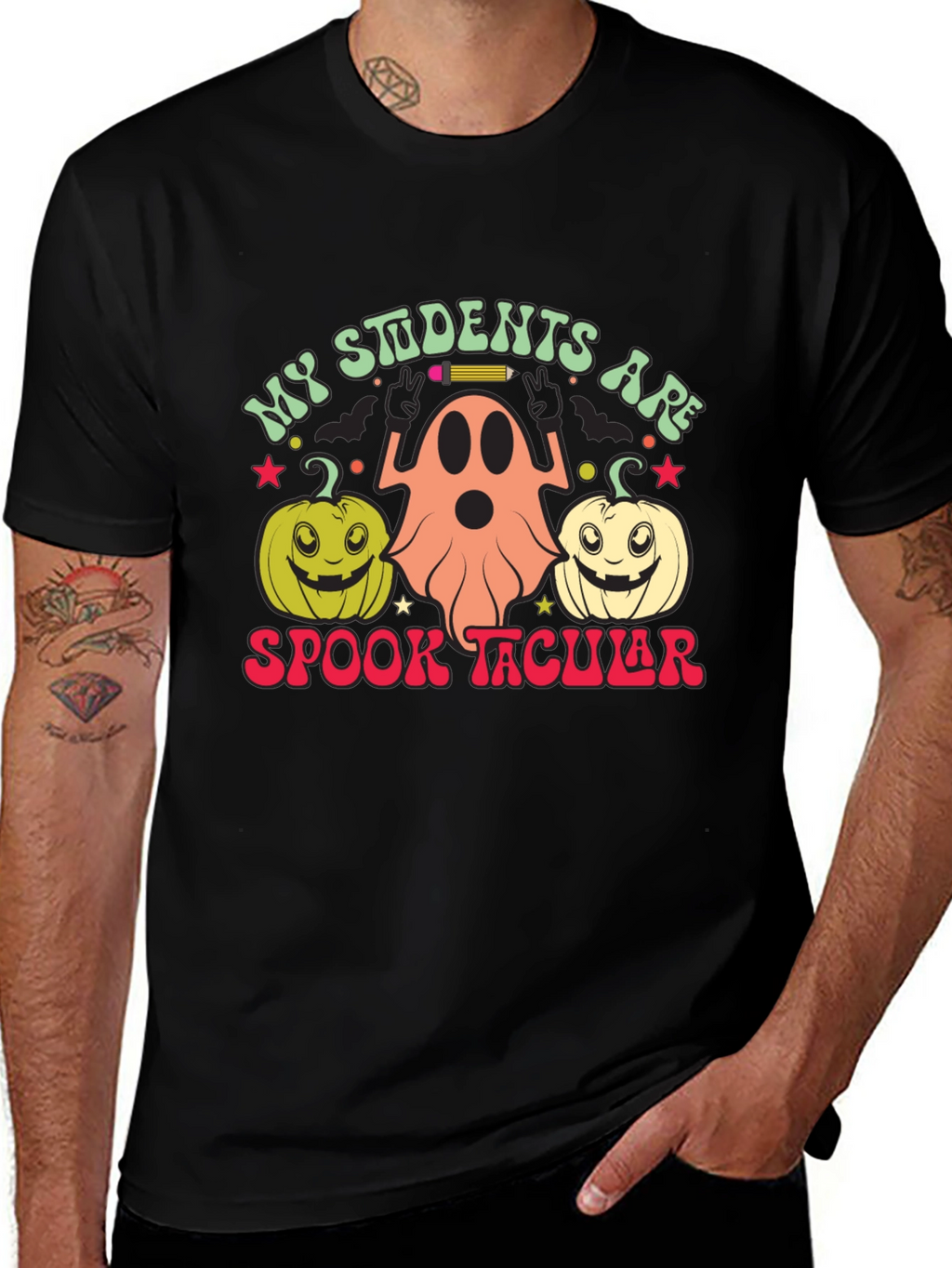 Spooktacular Teacher Halloween T-Shirt
