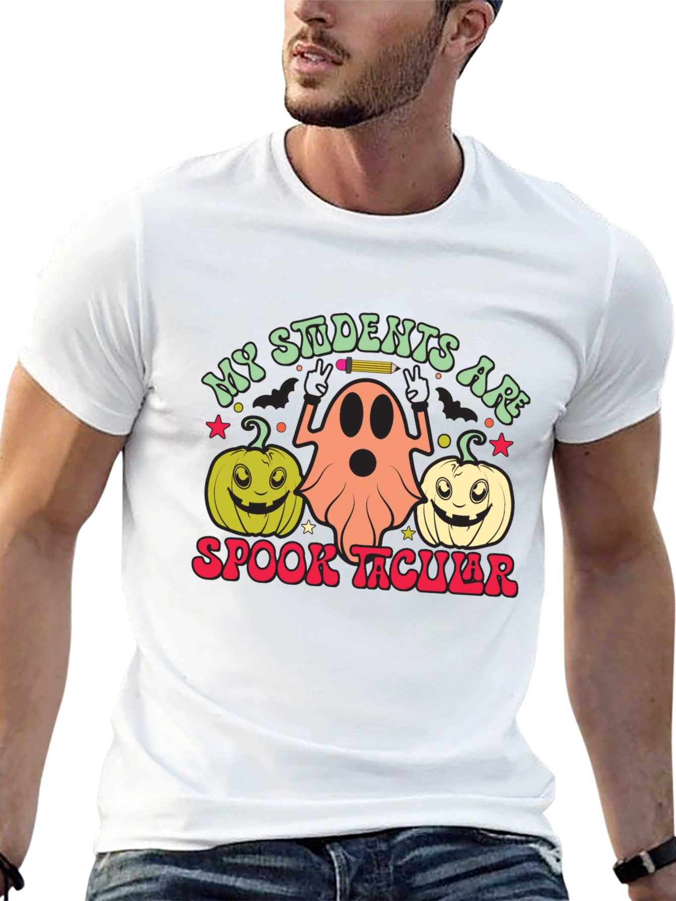 Spooktacular Teacher Halloween T-Shirt