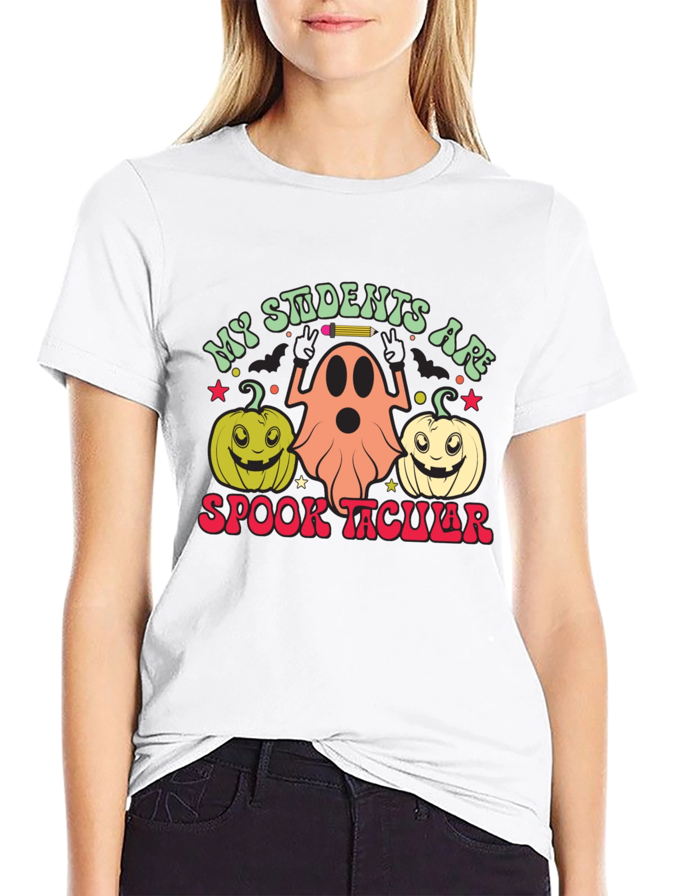 Spooktacular Teacher Halloween T-Shirt